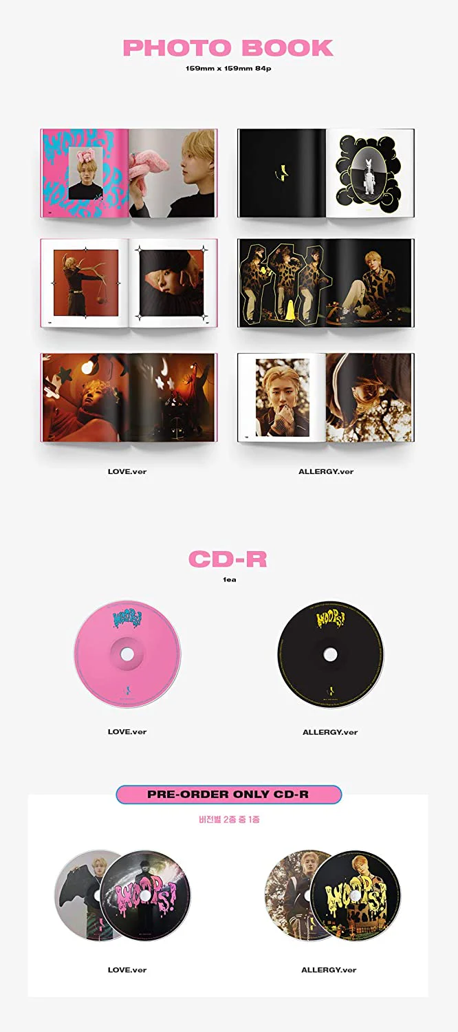 WOODZ - WOOPS! Album+Pre-Order Benefit (Random Ver.) - Image 3