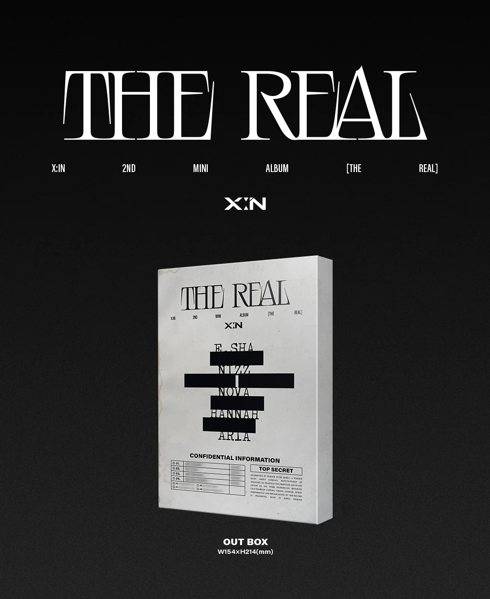 X:IN XIN - 2nd Mini Album THE REAL CD+Pre-Order Benefit - Image 2