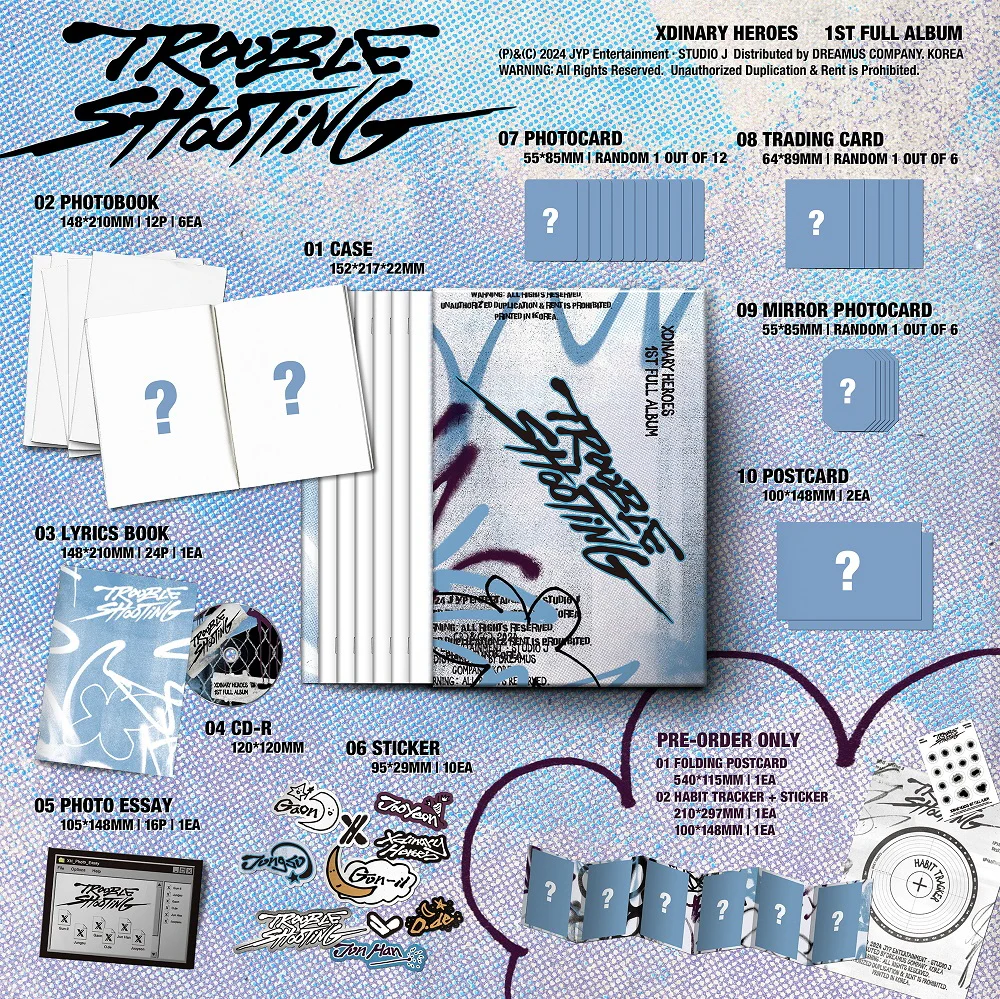 Xdinary Heroes - 1st Full Album Troubleshooting CD - Image 2