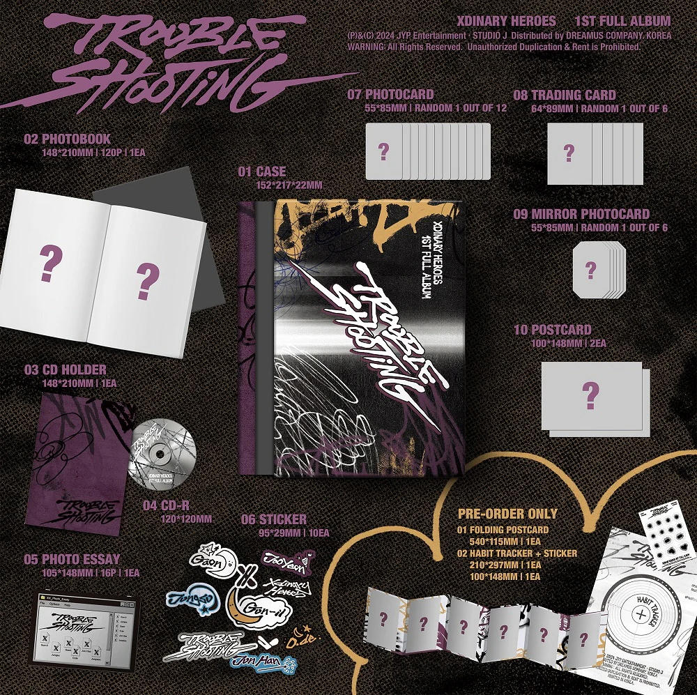 Xdinary Heroes - 1st Full Album Troubleshooting CD - Image 3