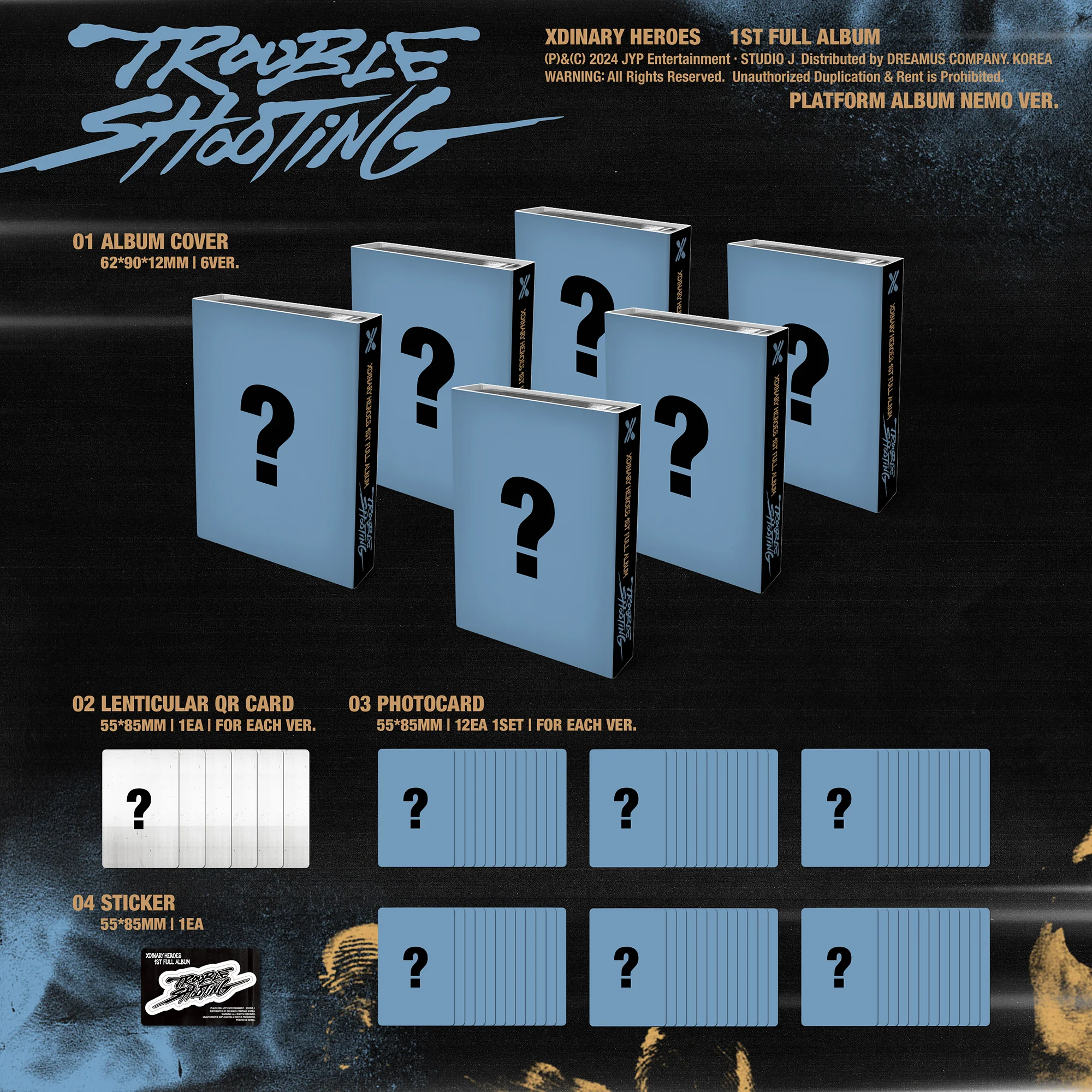 Xdinary Heroes - 1st Full Album Troubleshooting Platform Album Nemo version - Image 2