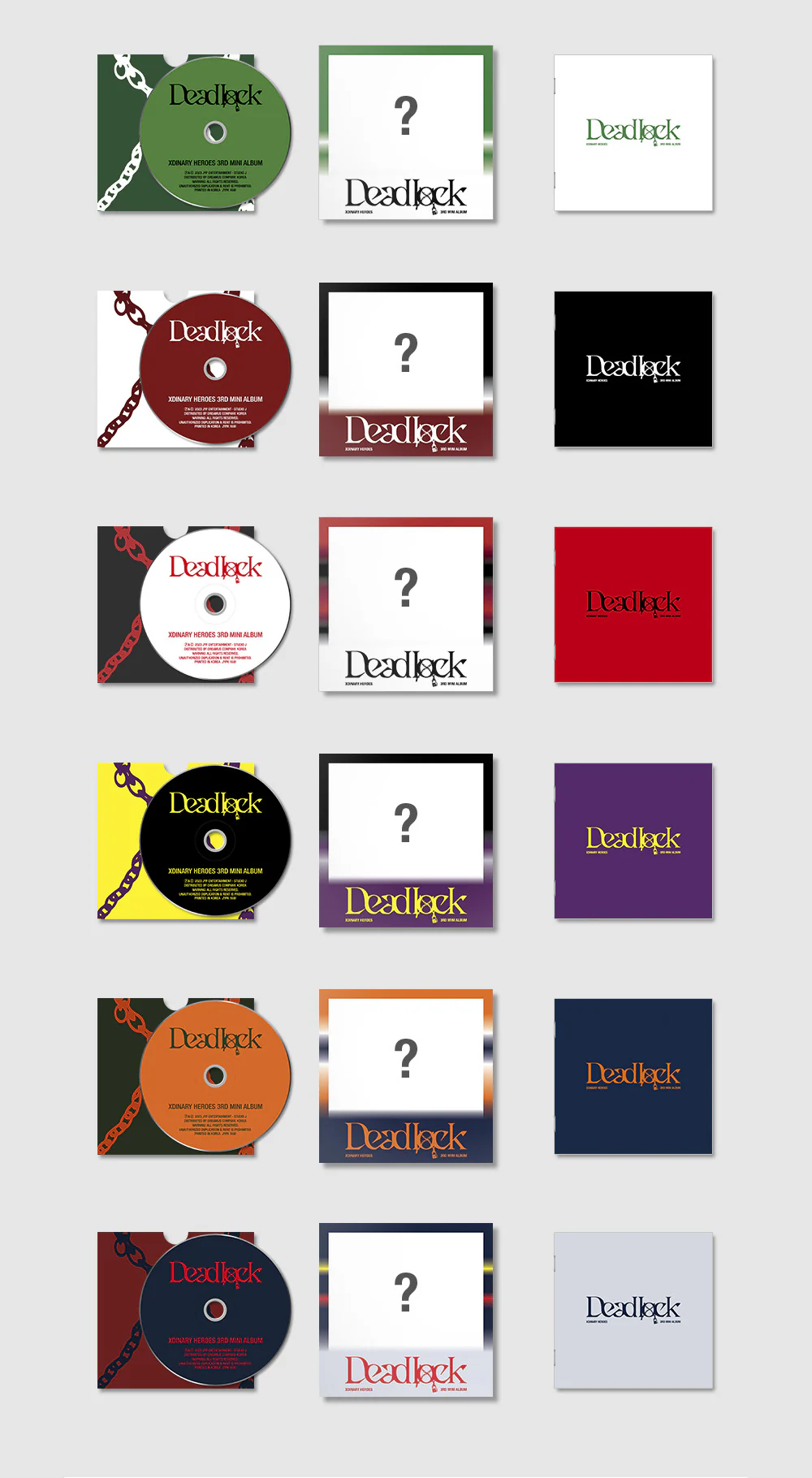 XDINARY HEROES - 3rd Mini Album Deadlock Compact Edition CD - Image 3