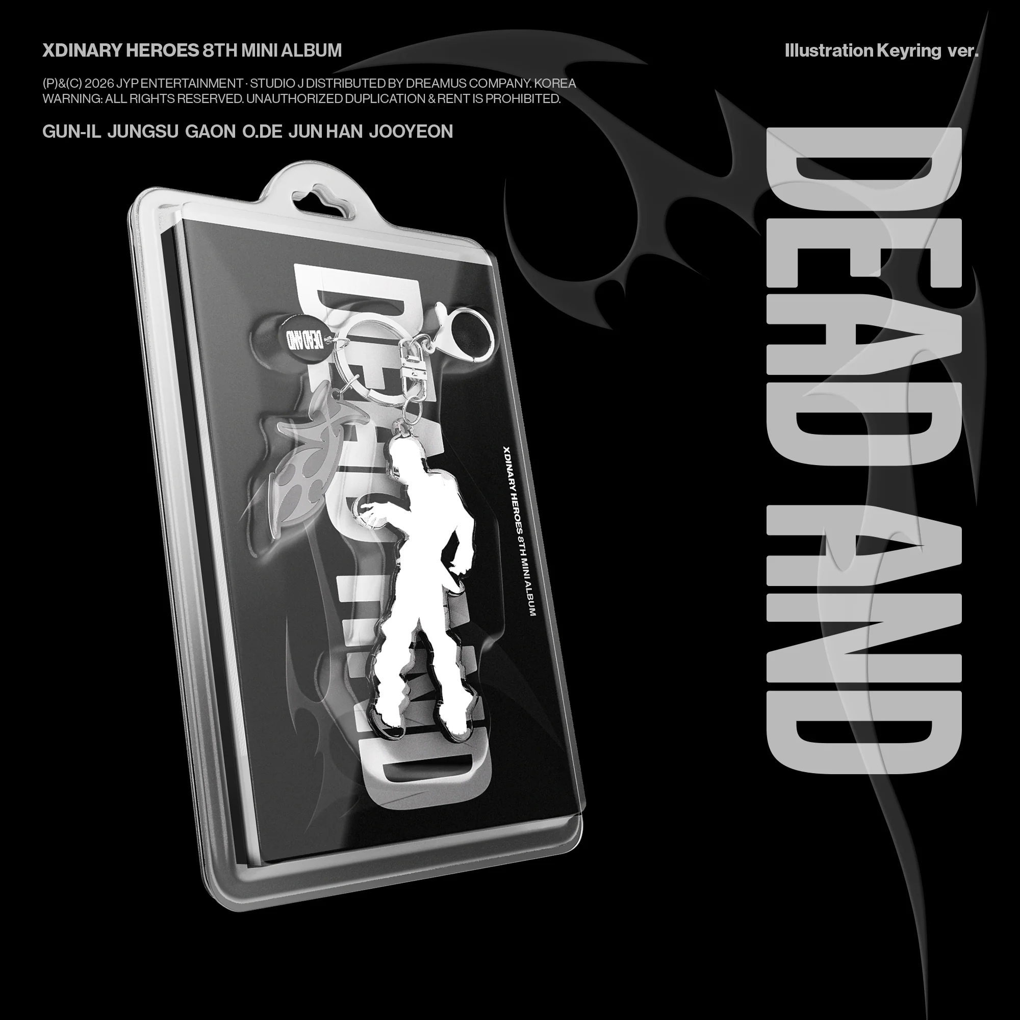 Xdinary Heroes - 8th Mini Album Dead And Illust Keyring version CD