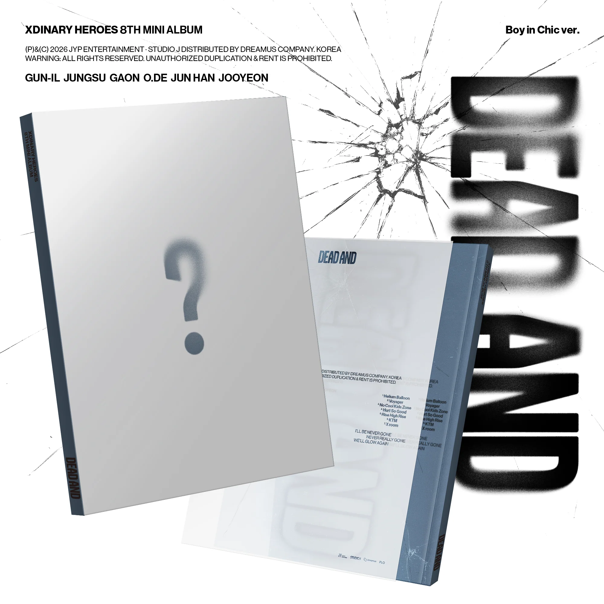 Xdinary Heroes - 8th Mini Album Dead And Photobook version CD+Pre-Order Gift - Image 5