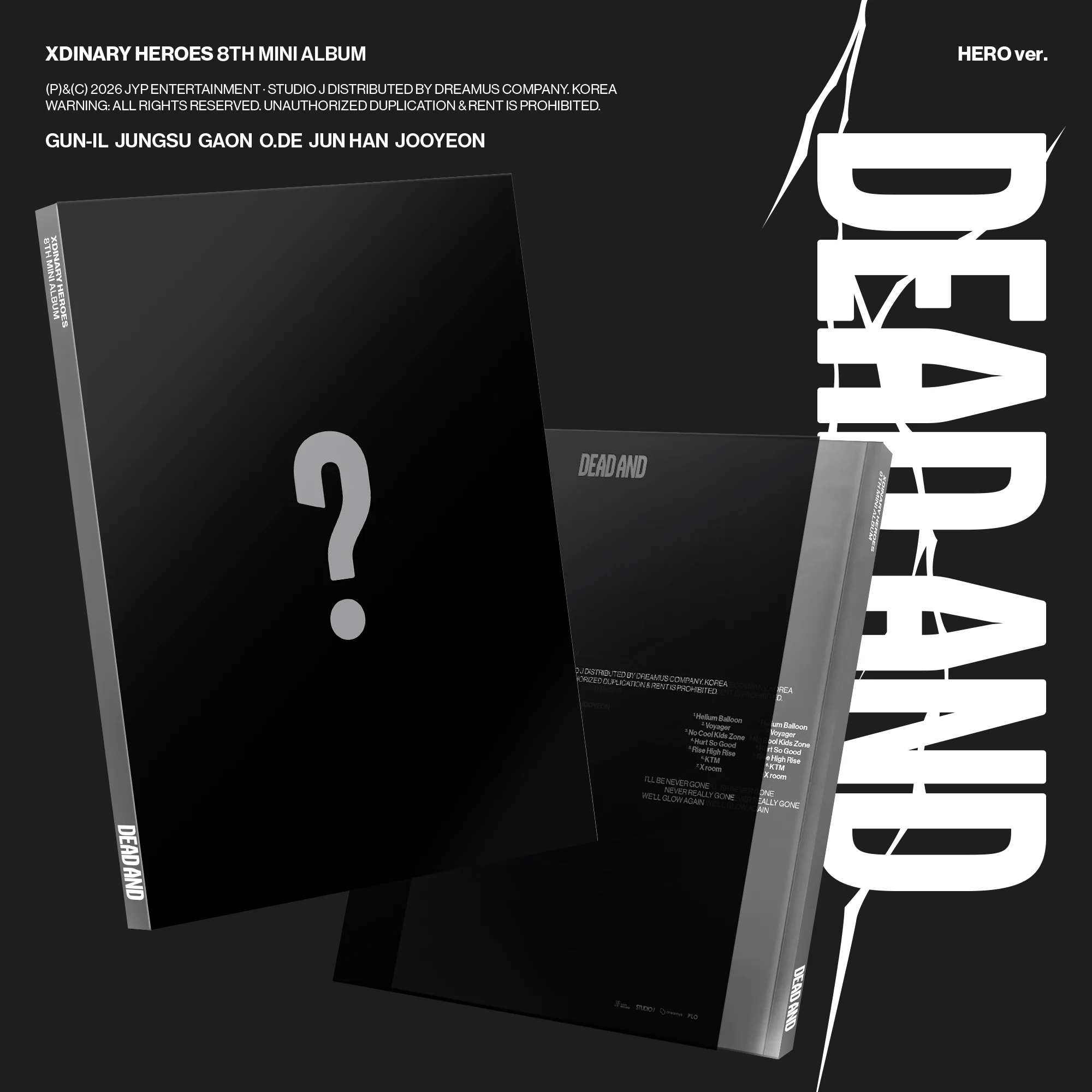 Xdinary Heroes - 8th Mini Album Dead And Photobook version CD+Pre-Order Gift - Image 7