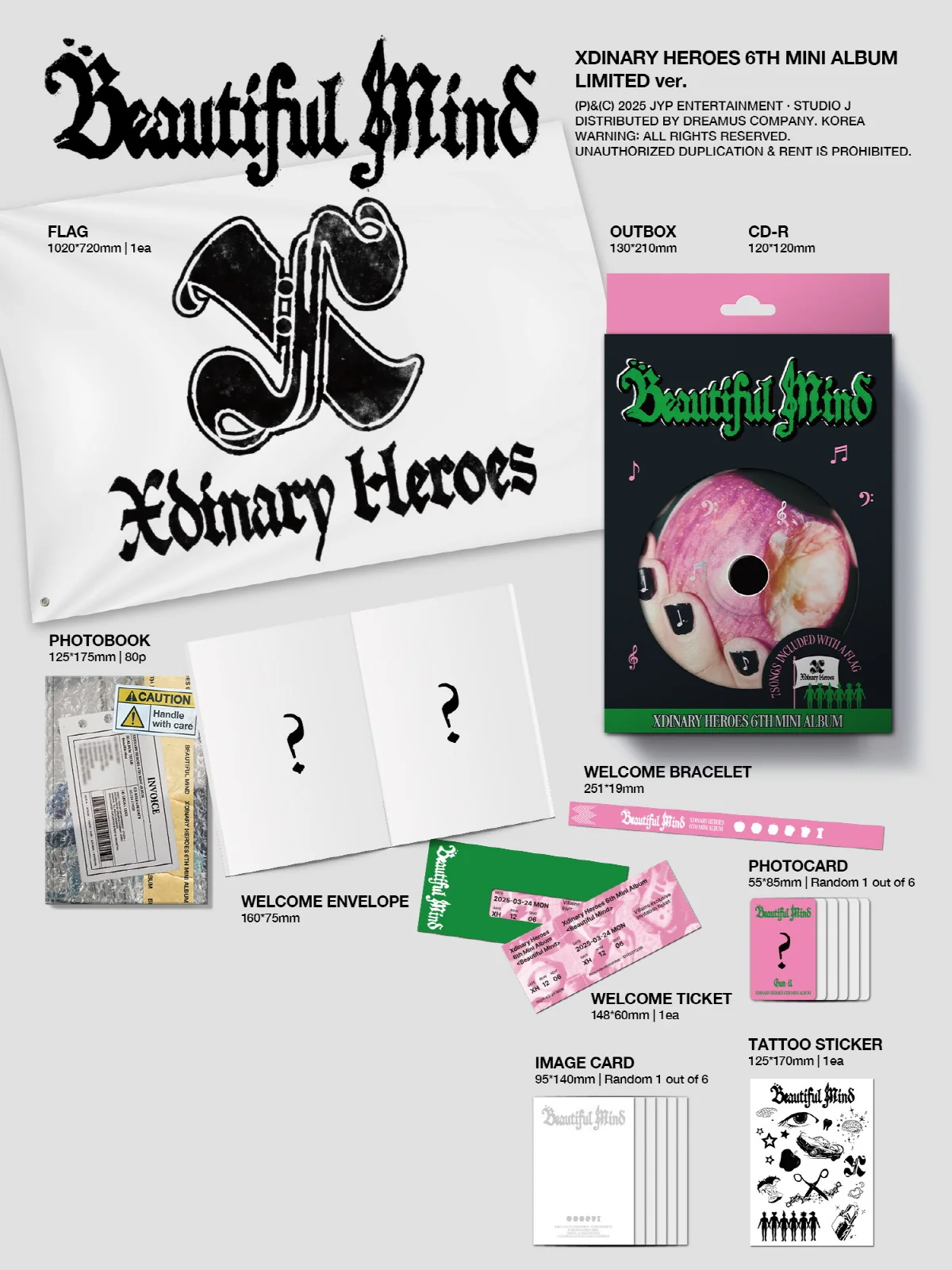 Xdinary Heroes - Beautiful Mind [Limited ver.] Album - Image 2