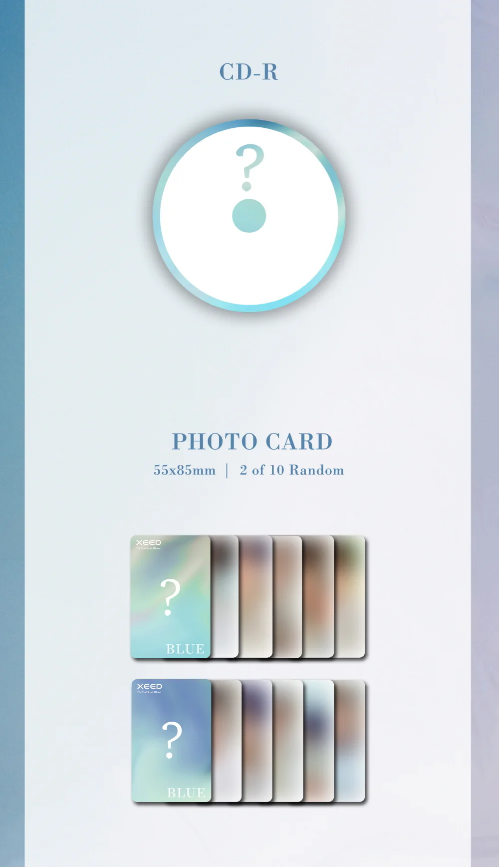 XEED - BLUE (2nd Mini Album) - Image 3