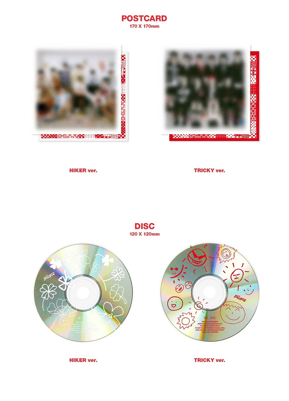 XIKERS - 1st Mini Album HOUSE OF TRICKY : Doorbell Ringing CD - Image 4