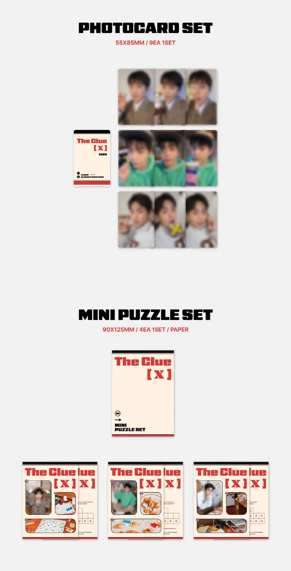 XIUMIN 2026 SEASON’S GREETINGS The Clue [X] + Pre-Order Gift - Image 4
