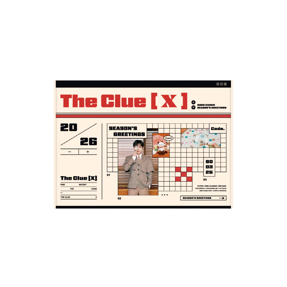XIUMIN 2026 SEASON’S GREETINGS The Clue [X] + Pre-Order Gift - Image 7