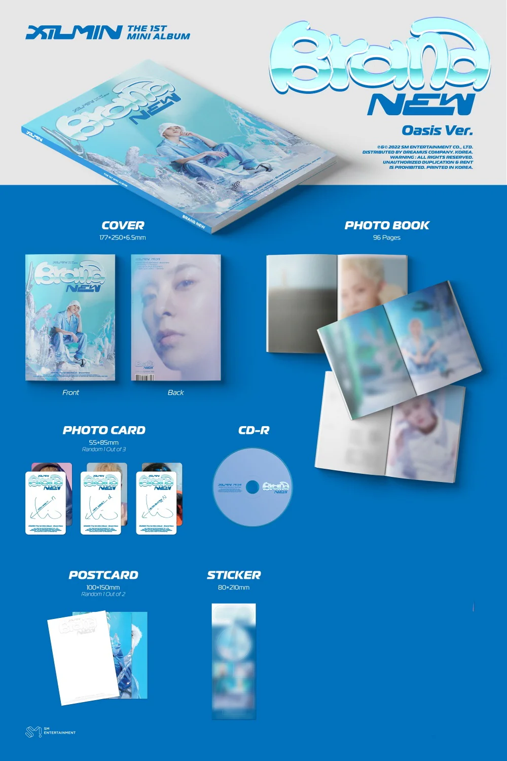 XIUMIN EXO - Brand New [Photo Book ver.] 1st Mini Album+Free Gift - Image 3