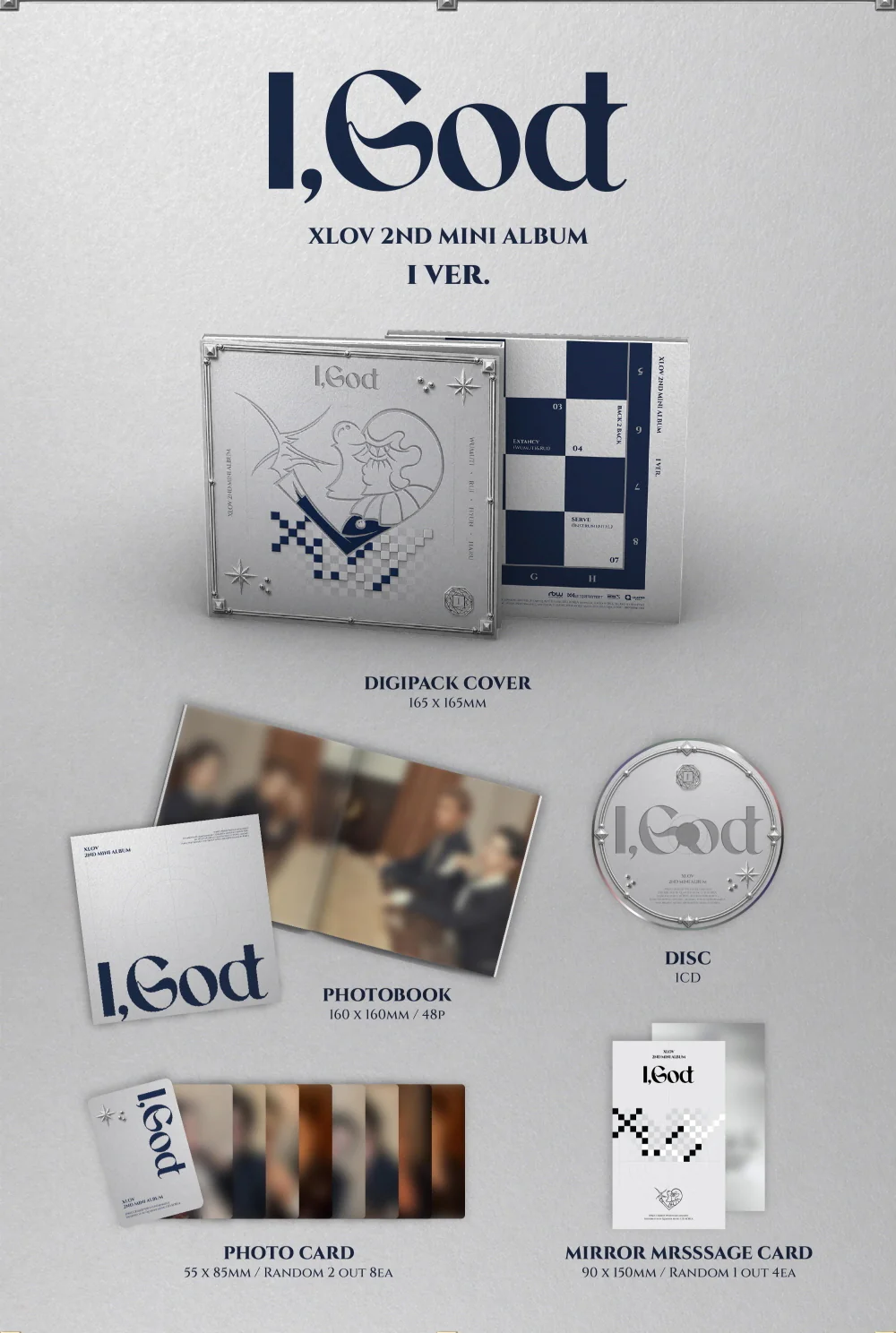 XLOV - 2nd Mini Album I,God - Image 3
