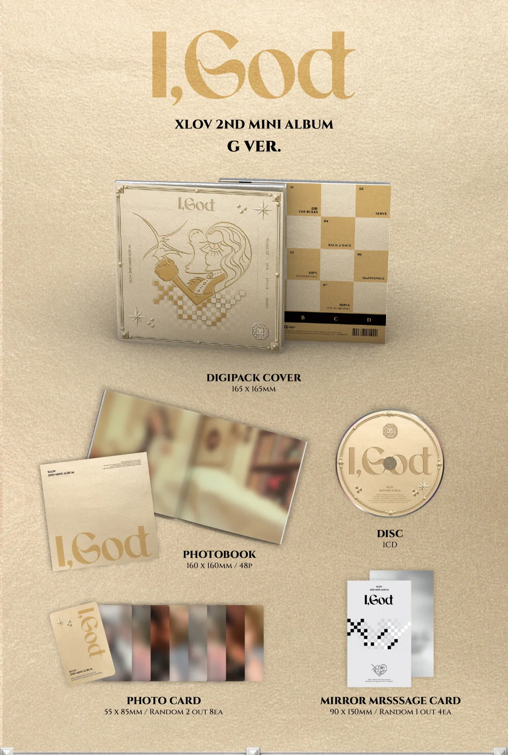 XLOV - 2nd Mini Album I,God - Image 4
