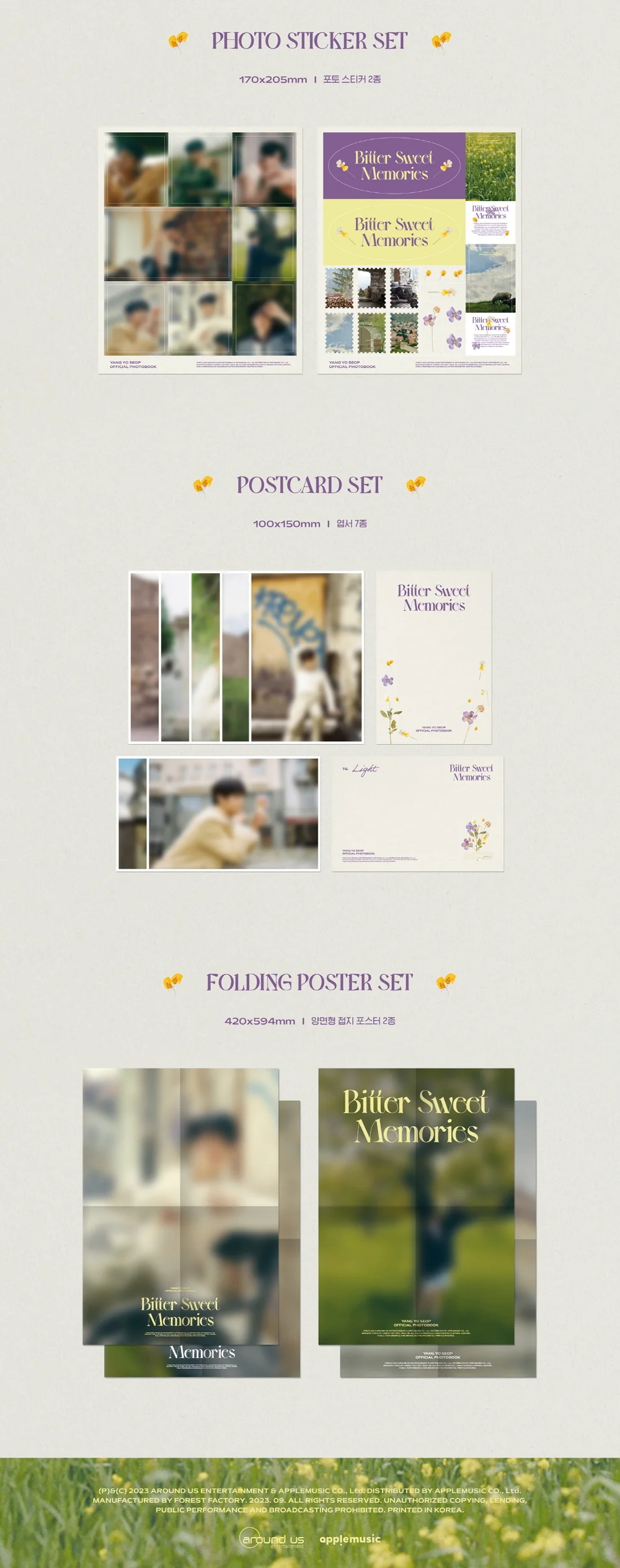 YANG YO SEOP - OFFICIAL PHOTO BOOK [Bitter Sweet Memories] - Image 5