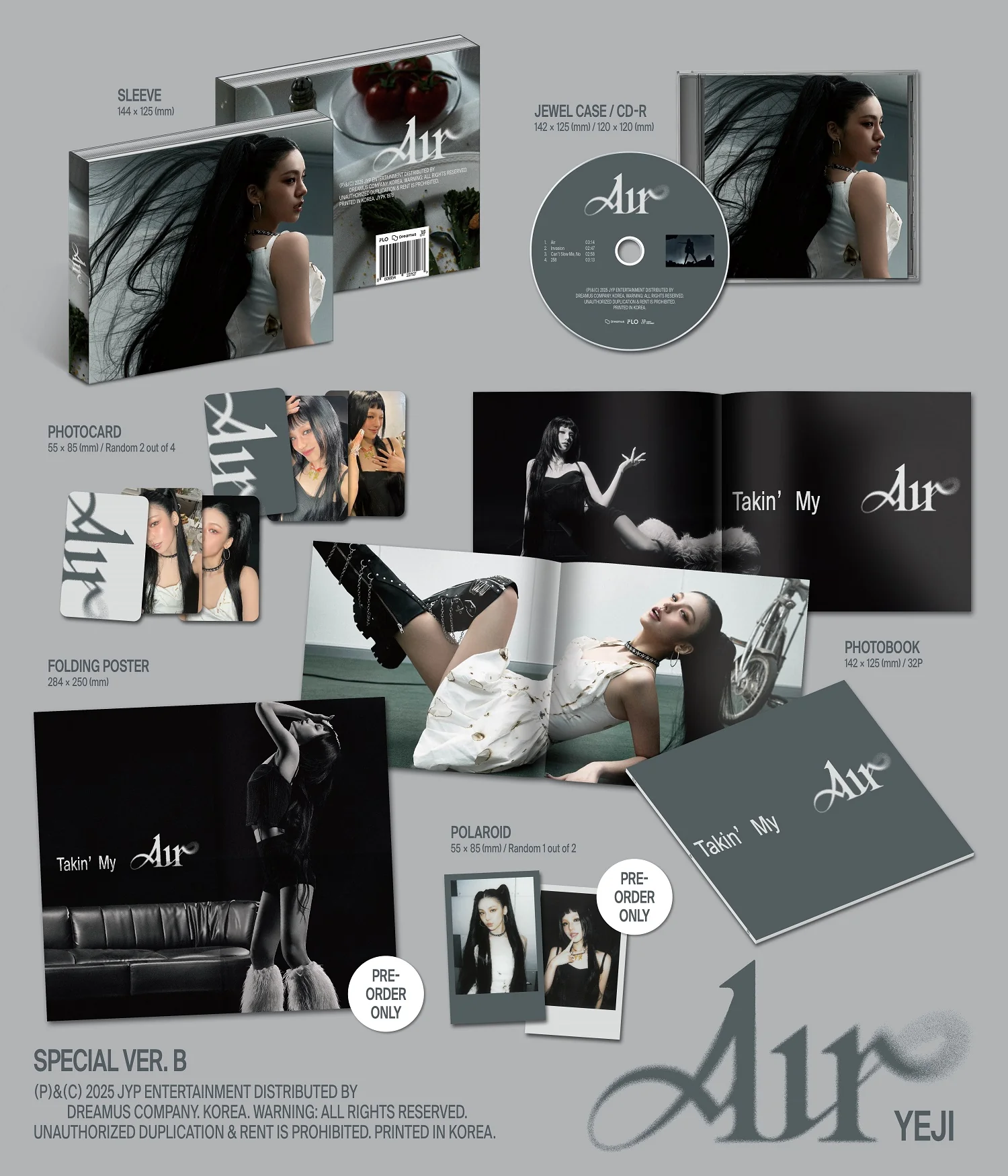 Yeji - 1st Mini Album Air Special version CD - Image 3