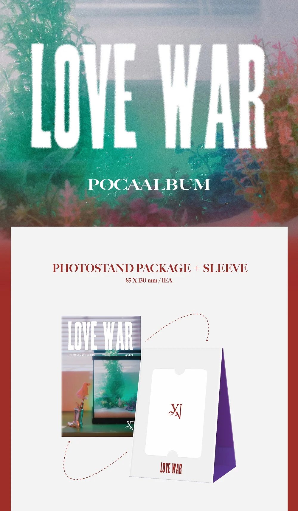 YENA - 1st Single Album Love War POCA ALBUM - Image 2