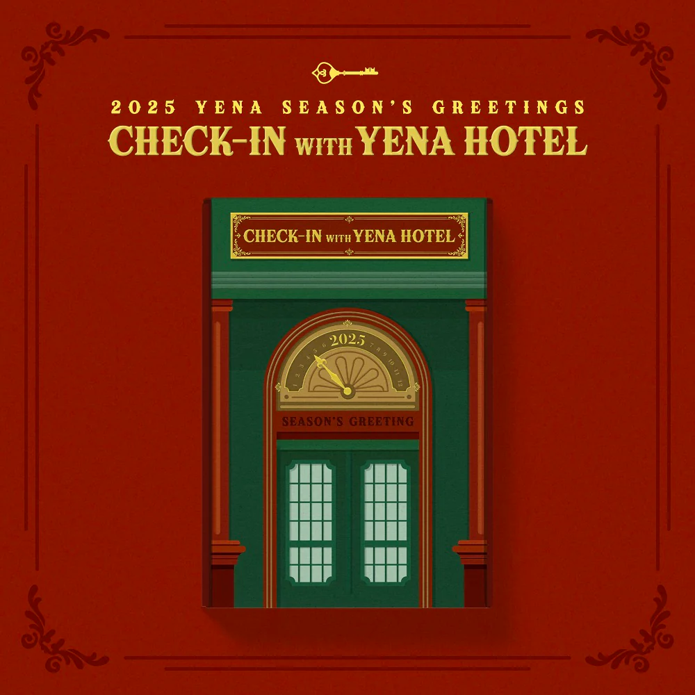 Yena 2025 Season's Greetings Check-in With Yena Hotel+Pre-Order Gift