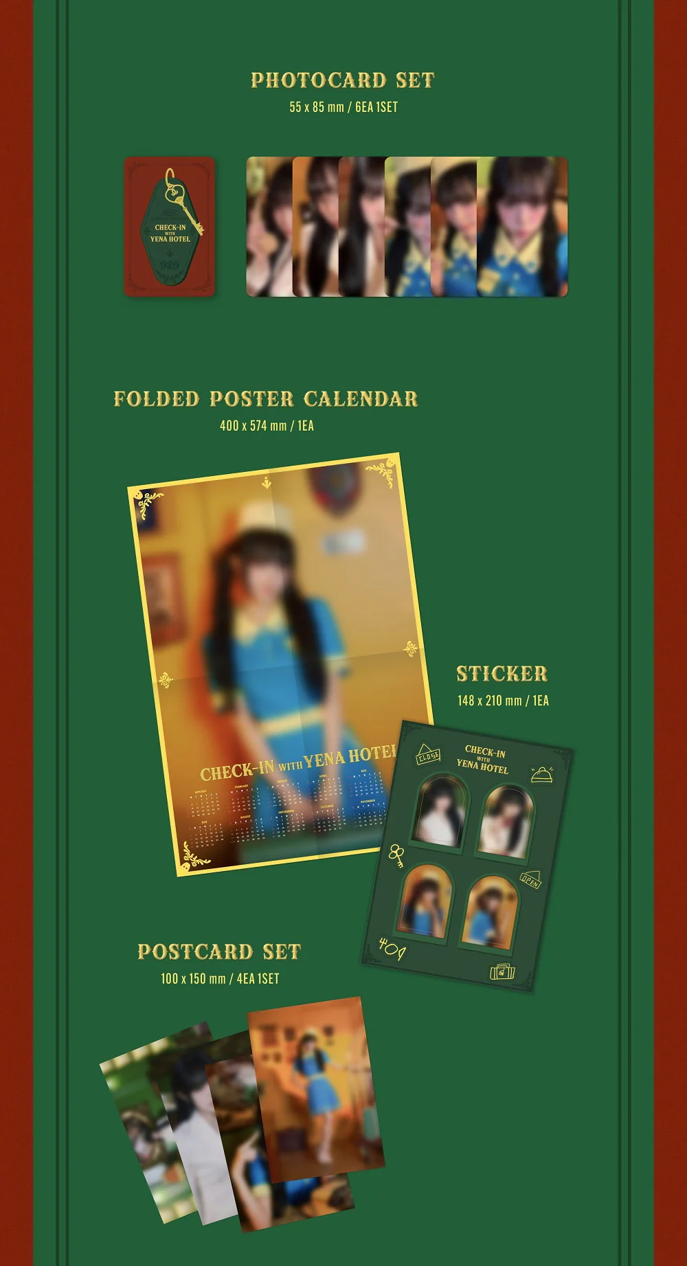 Yena 2025 Season's Greetings Check-in With Yena Hotel+Pre-Order Gift - Image 5