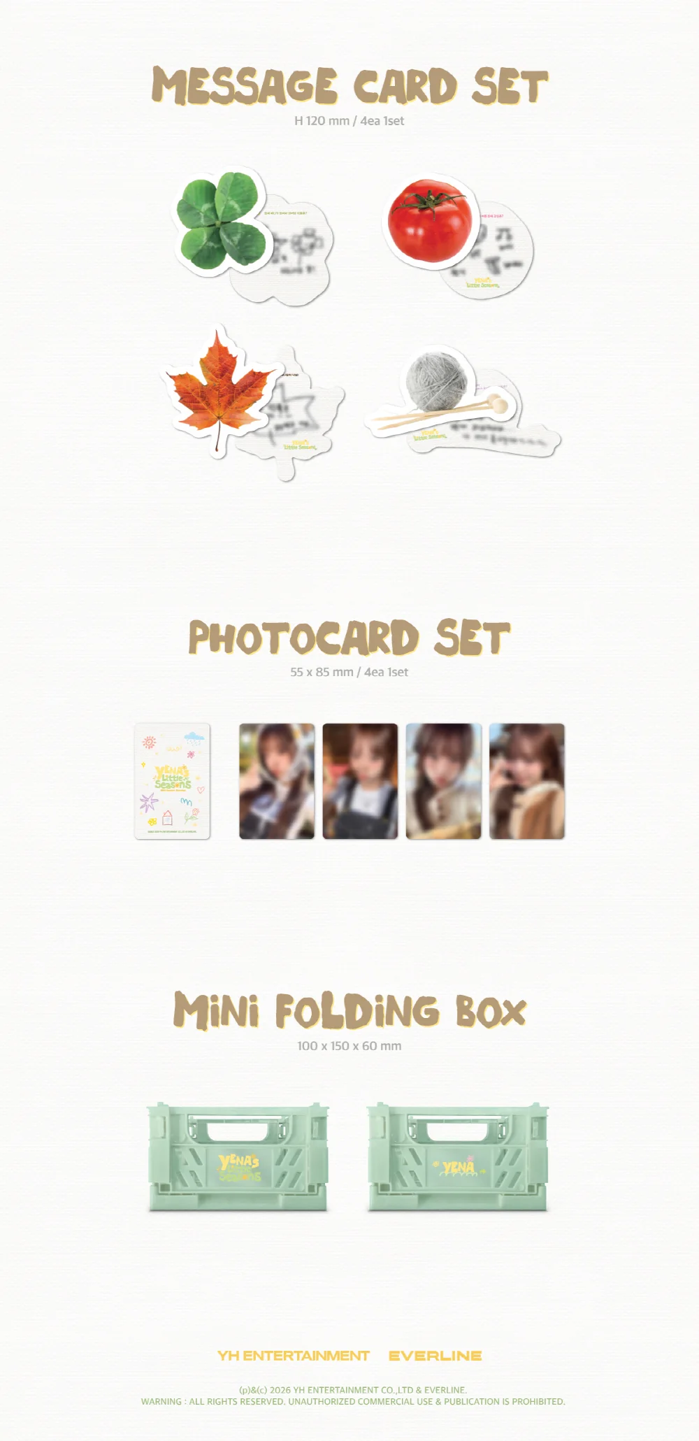 YENA 2026 Season’s Greetings [YENA’s Little Seasons] + Pre-Order Gift - Image 5