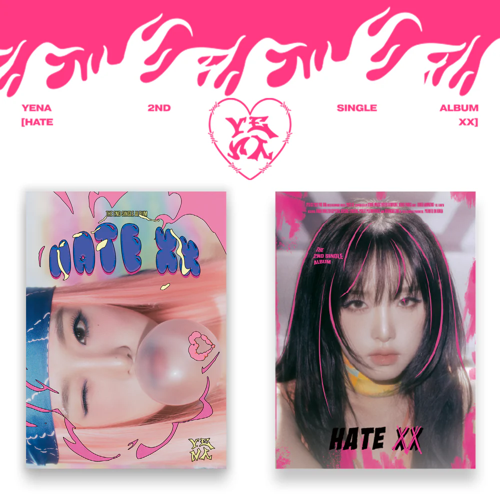 YENA  - HATE XX [2nd Single Album] CD