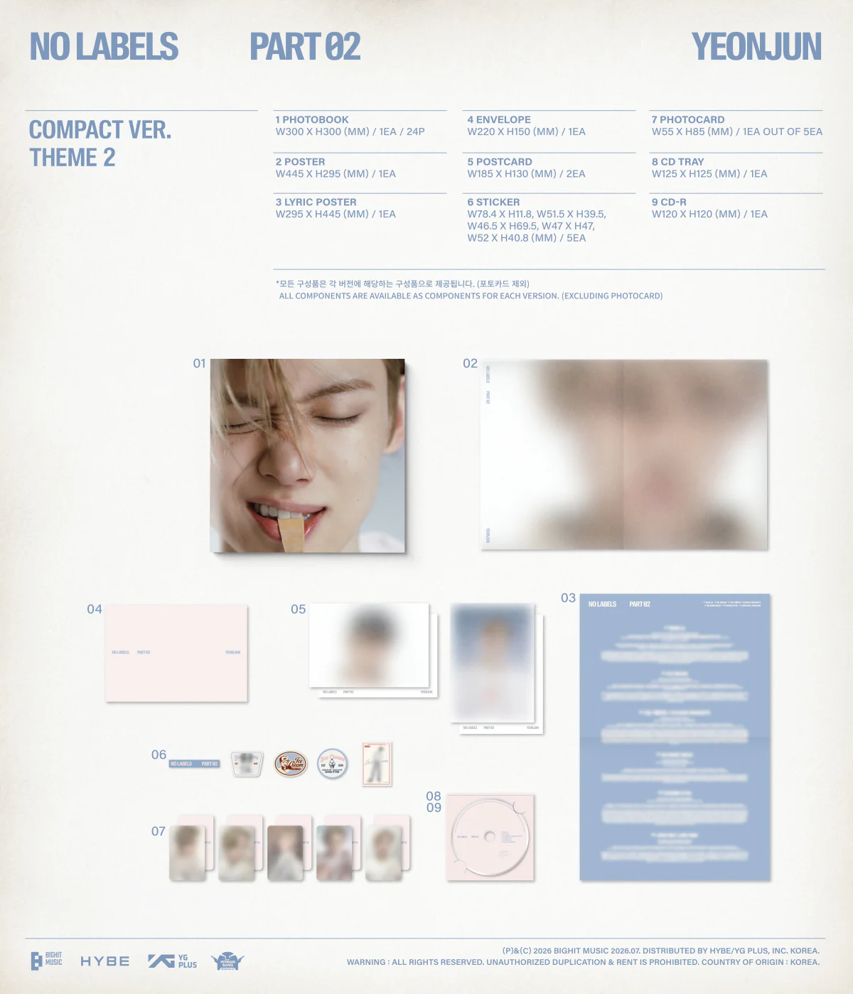 Yeonjun - NO LABELS: PART 02 [Compact Ver.] Album - Image 3