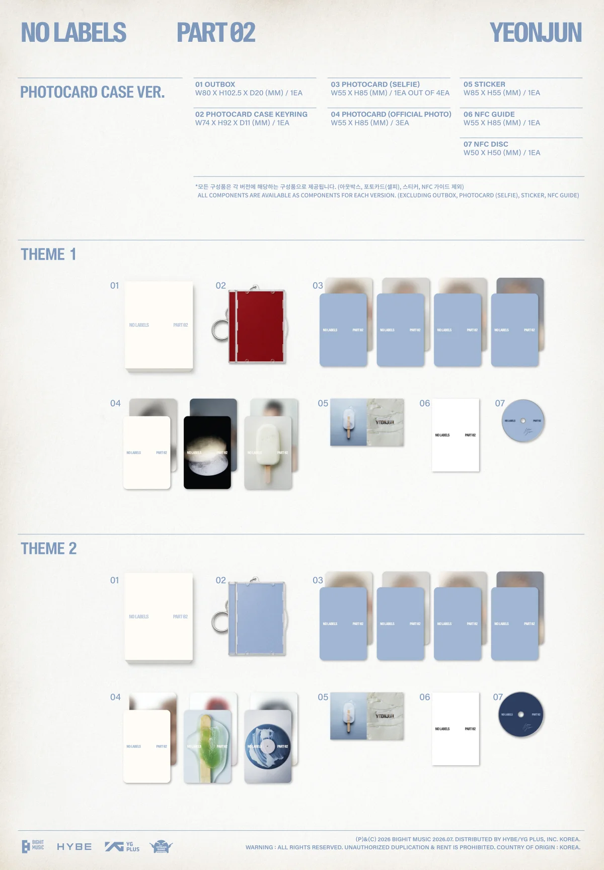 Yeonjun - NO LABELS: PART 02 [Photocard Case Ver.] Album - Image 2