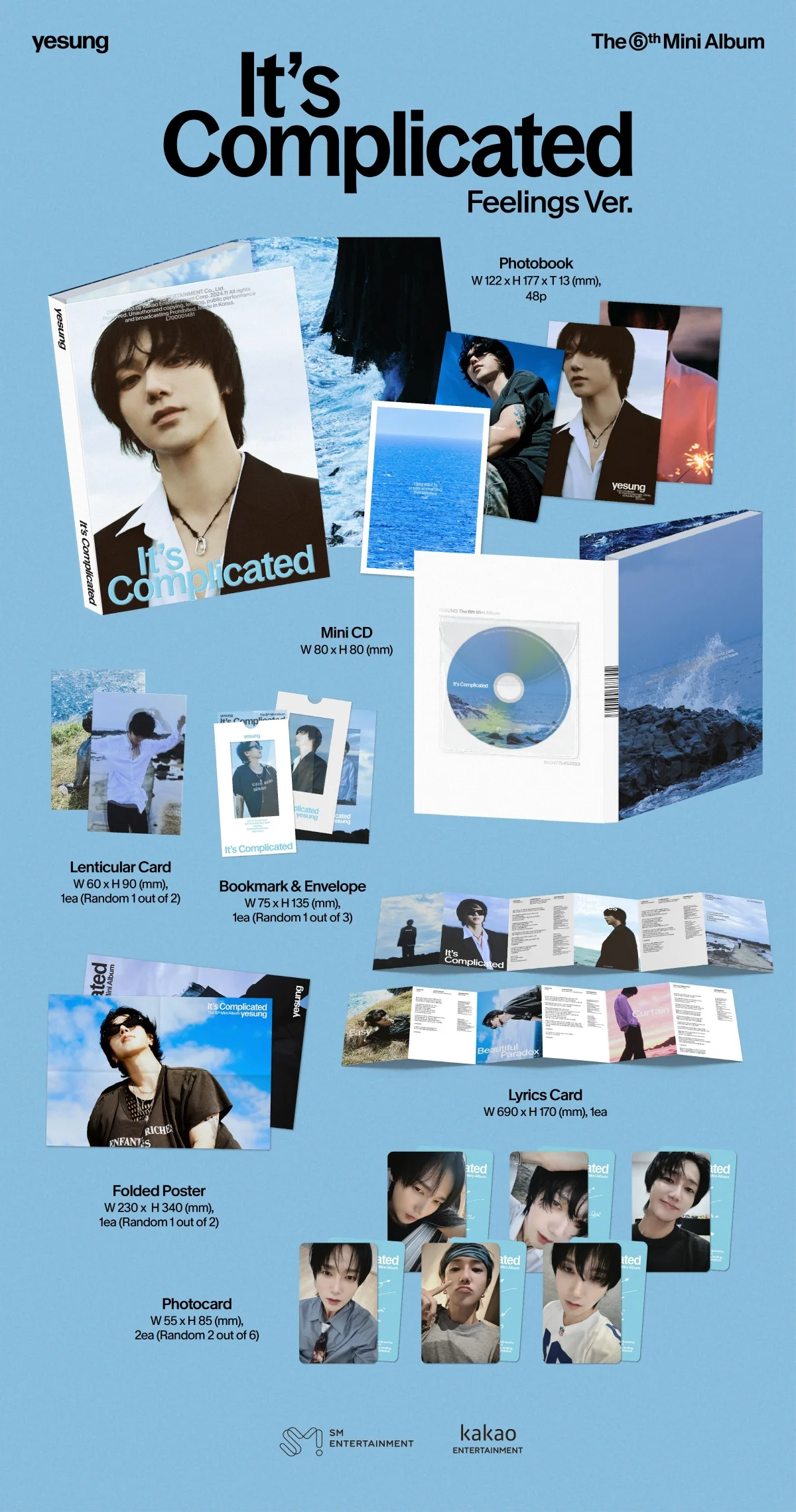 Yesung - 6th Mini Album It’s Complicated Feelings version CD - Image 2