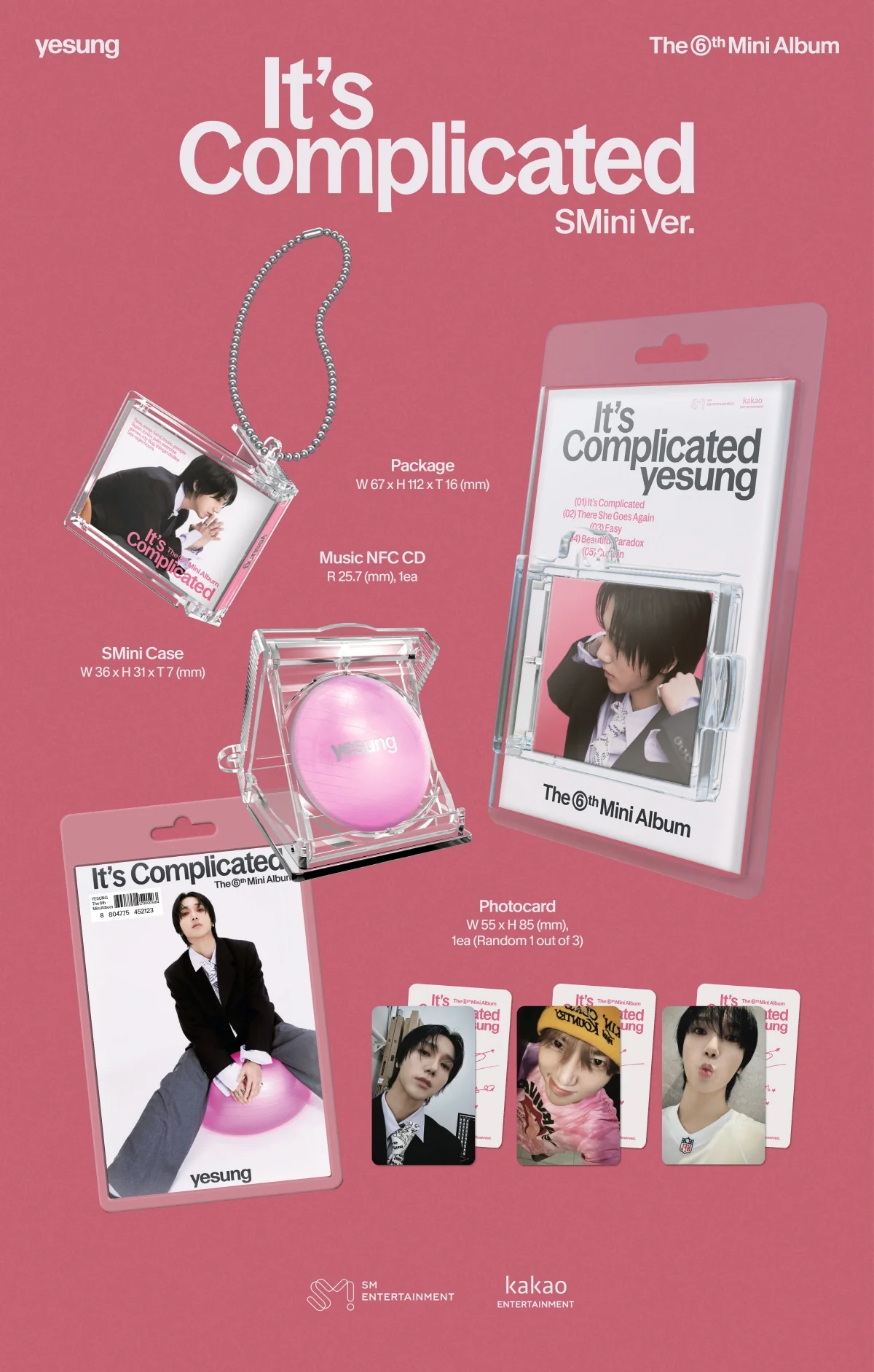 Yesung - 6th Mini Album It’s Complicated SMini version - Image 2