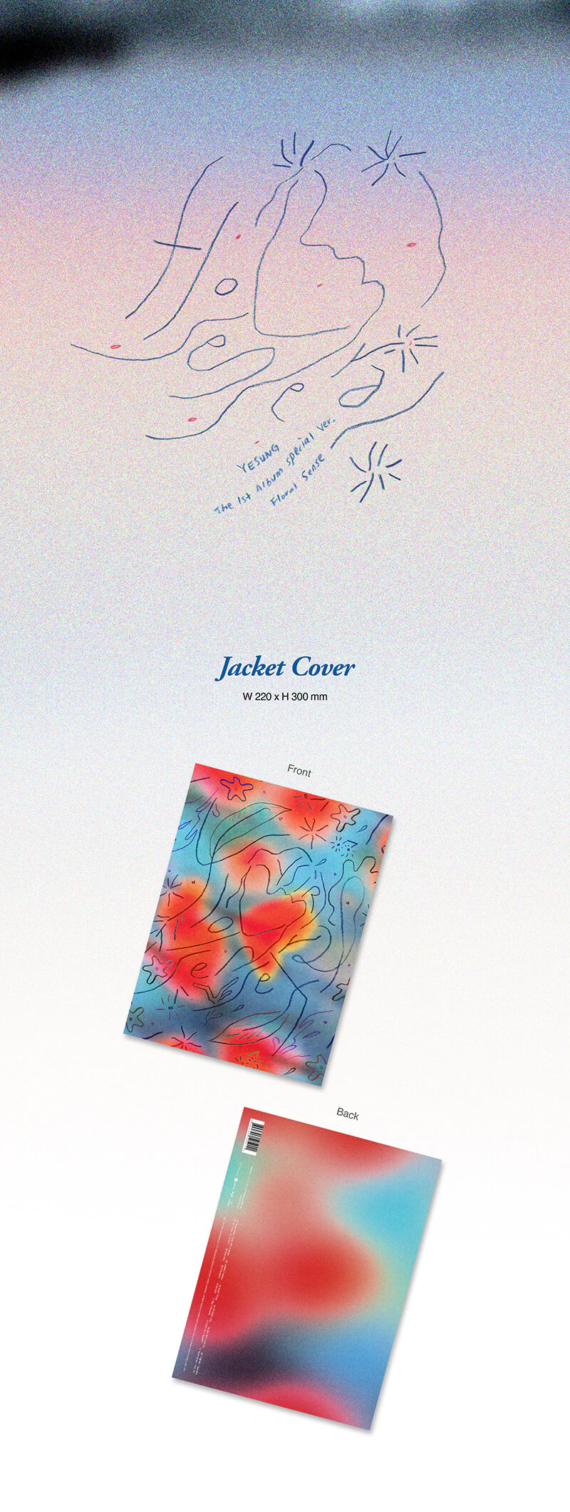 YESUNG SUPER JUNIOR - Vol.1 Special Version Floral Sense CD - Image 2