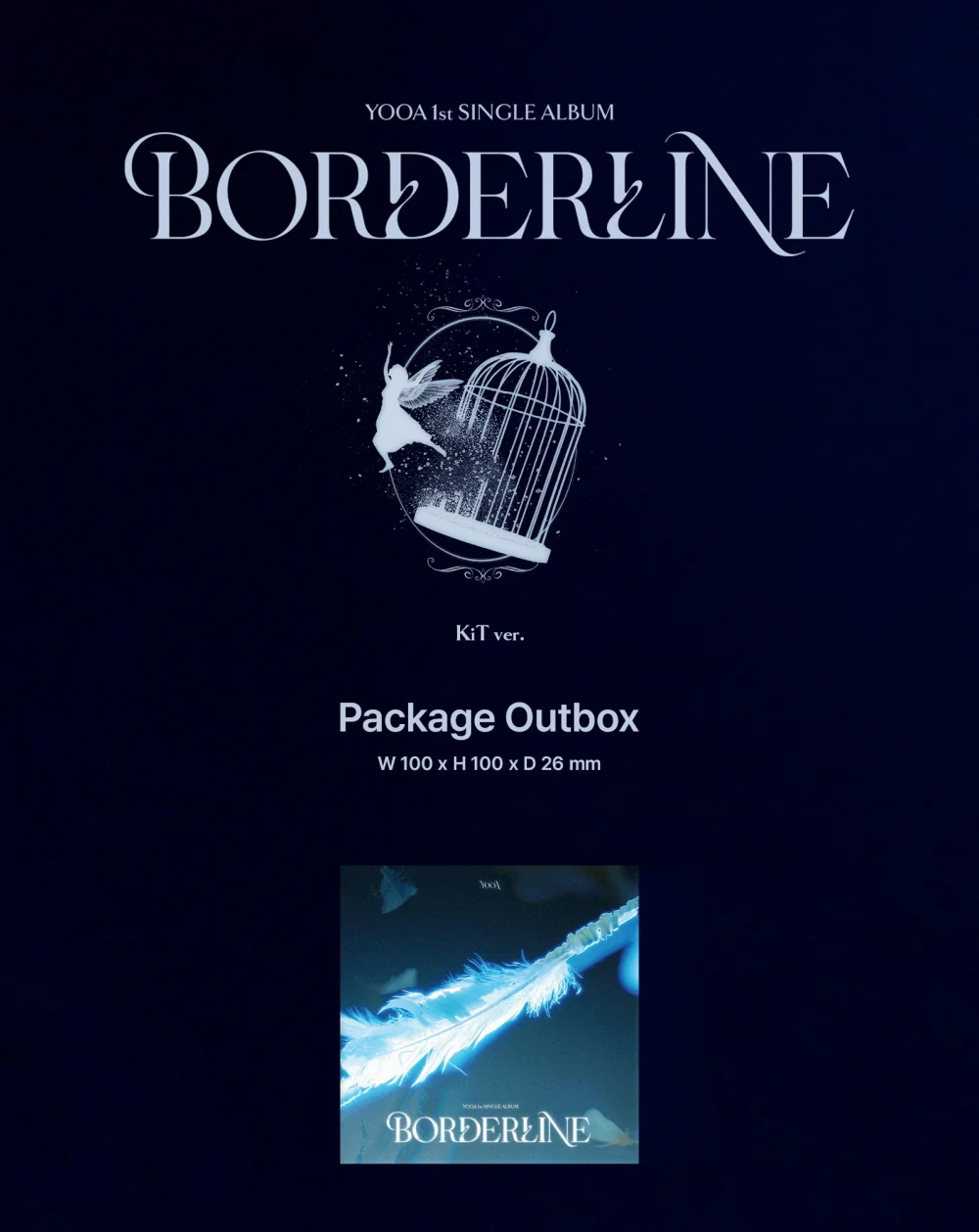YOOA - 1st Single Album Borderline [KiT ver.] - Image 2
