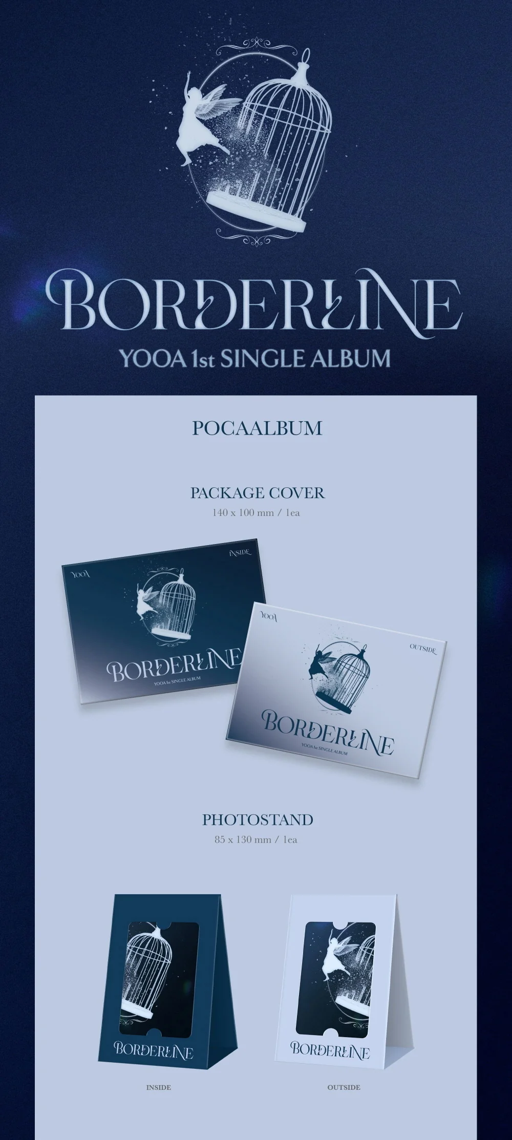 YOOA - 1st Single Album Borderline Poca Album - Image 2