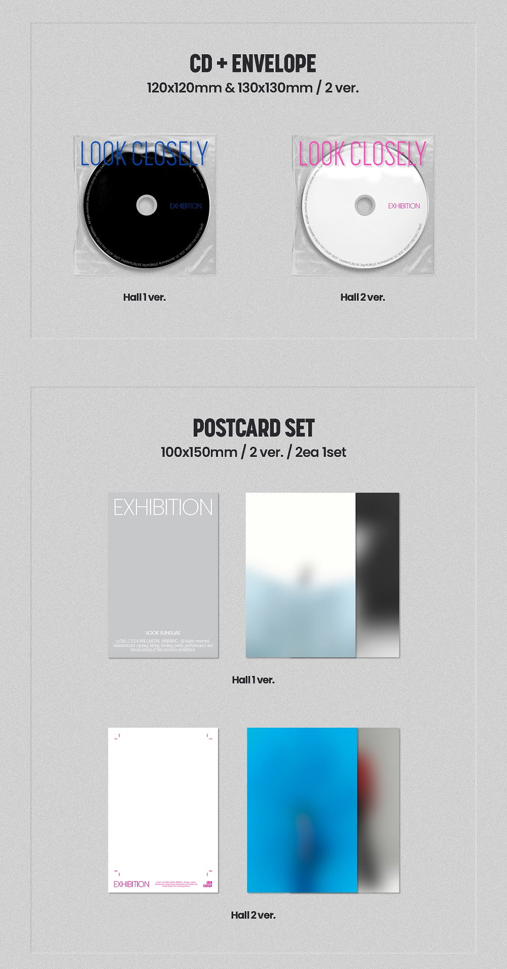 YOOK SUNG JAE - 1st Single Album Exhibition : Look Closely CD - Image 6