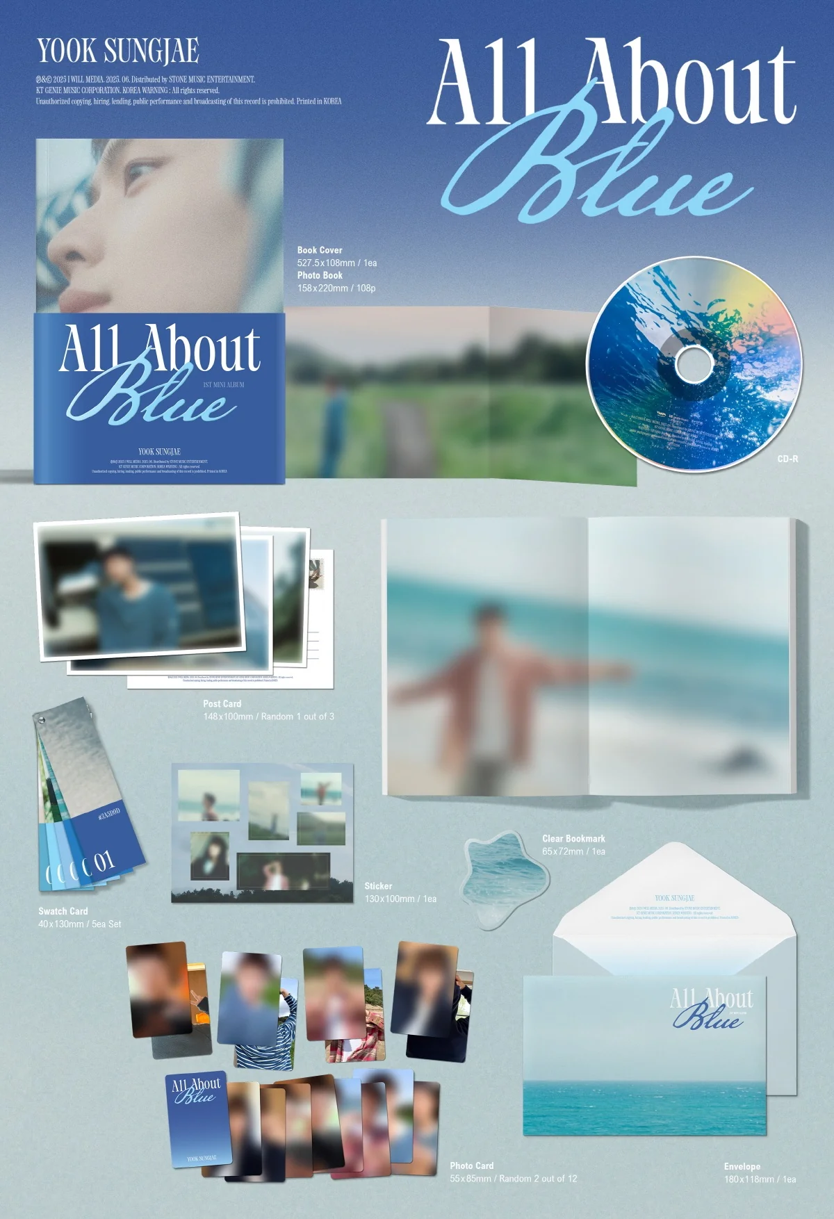 YOOK SUNGJAE - All About Blue Album - Image 2