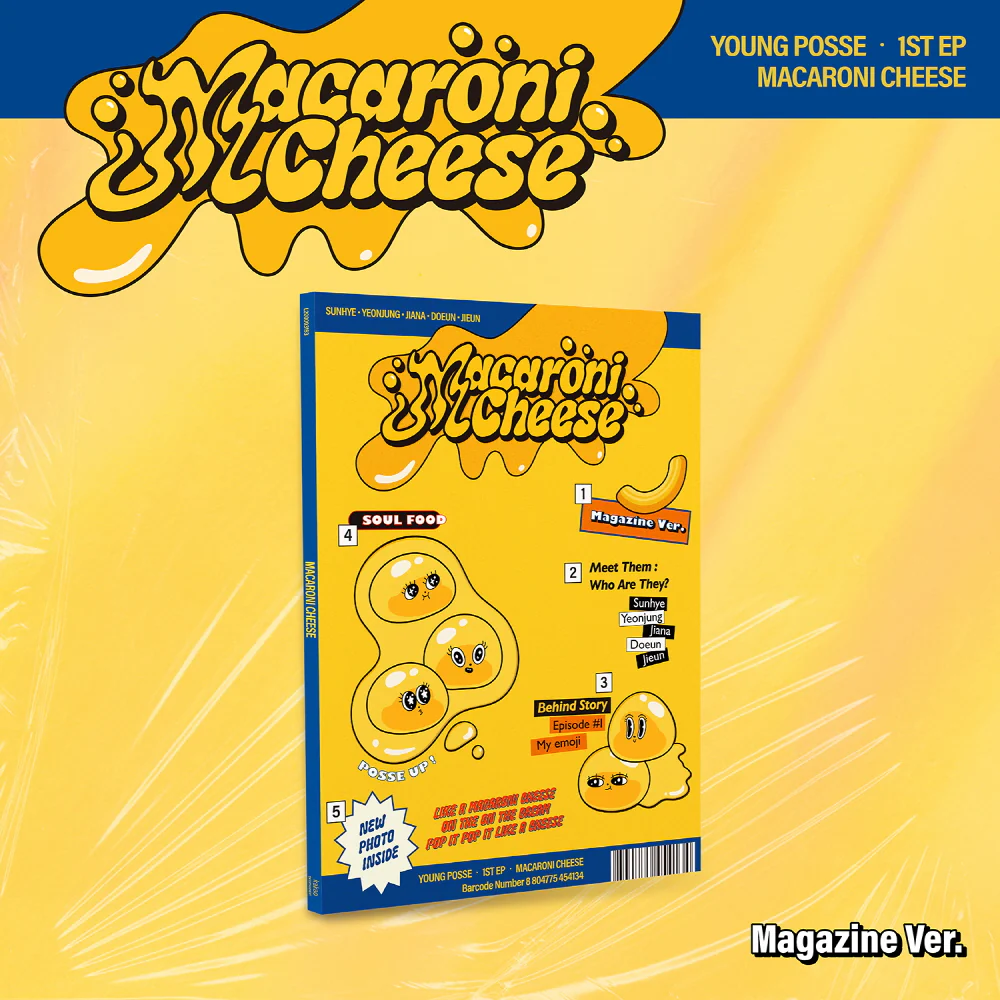 YOUNG POSSE - MACARONI CHEESE [Magazine Ver.] Album