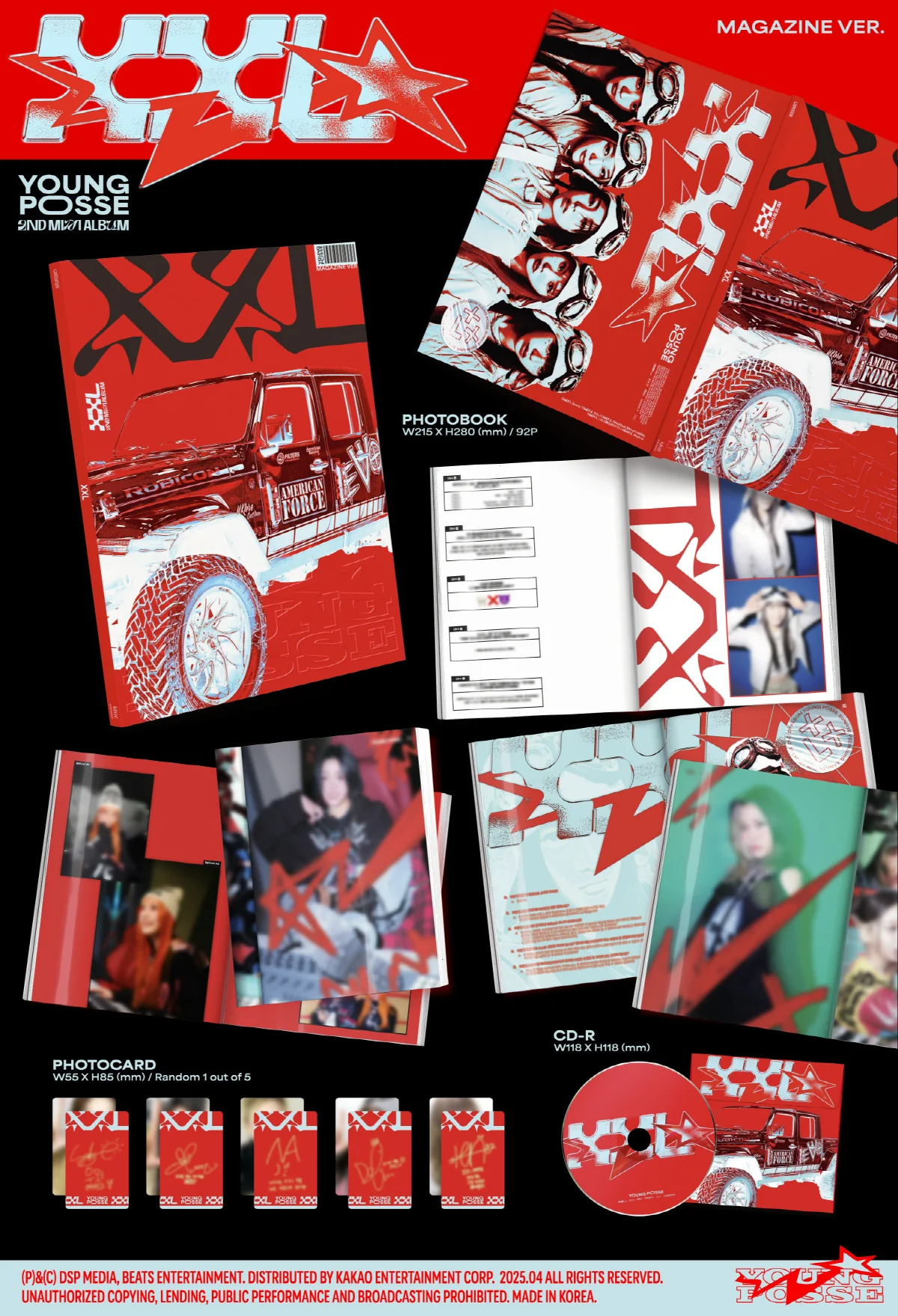 YOUNG POSSE - XXL [Magazine Ver.] Album - Image 2