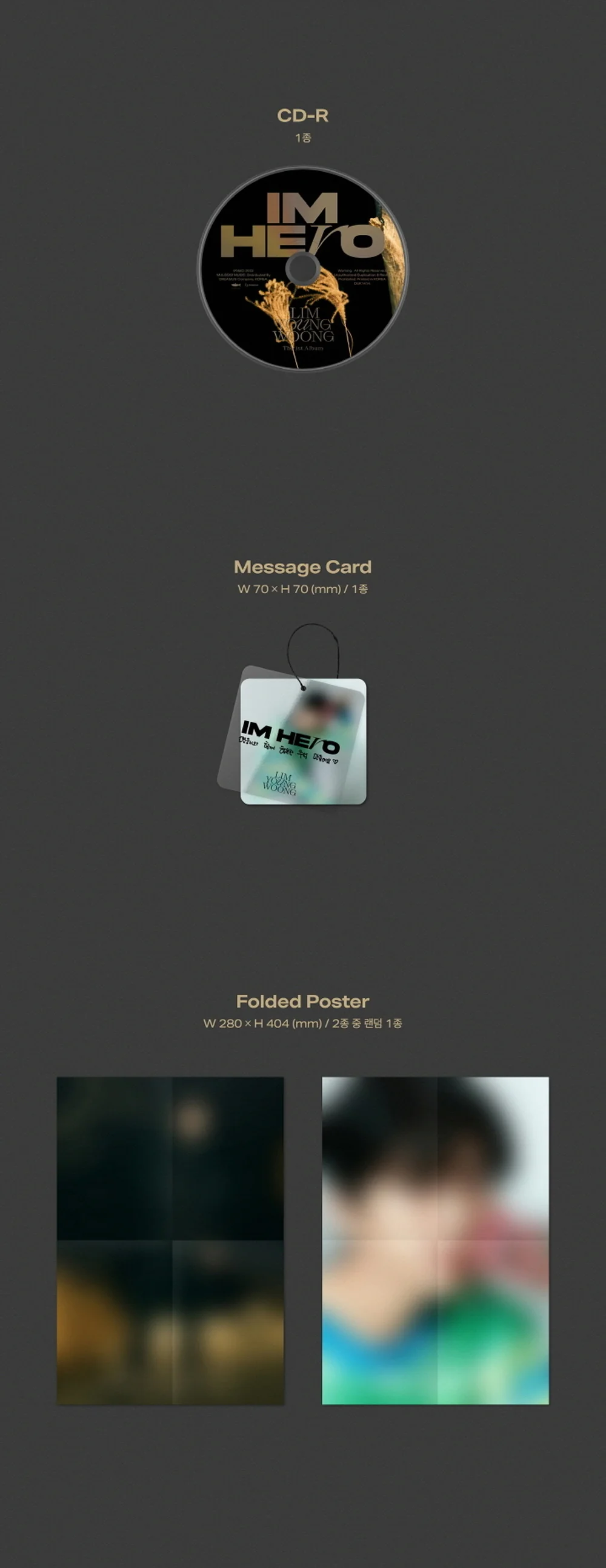 Young Woong Lim - IM HERO Photo Book Ver. [CD] Vol.1 - Image 4