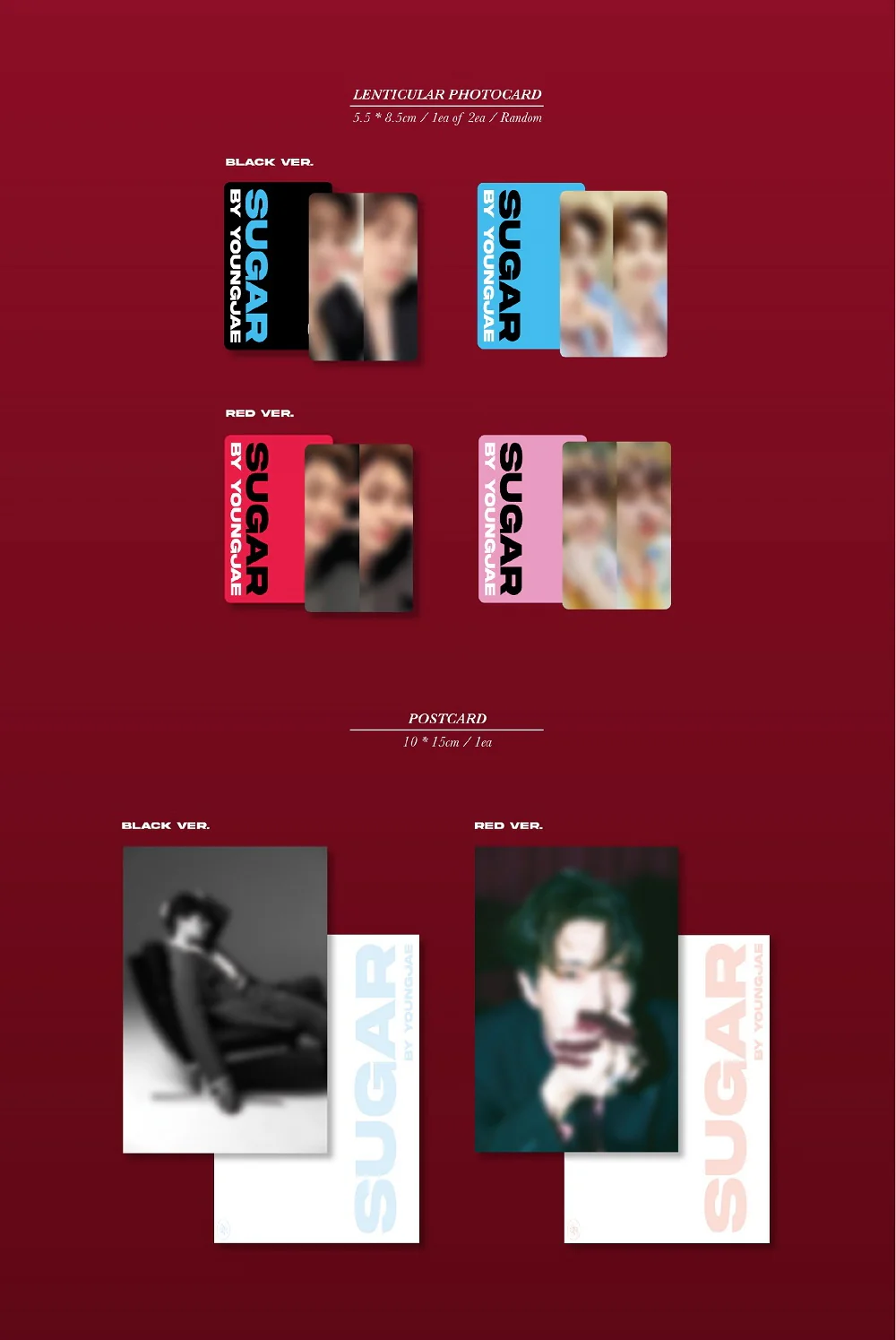 YOUNGJAE GOT7 - 2nd Mini Album Sugar CD - Image 4