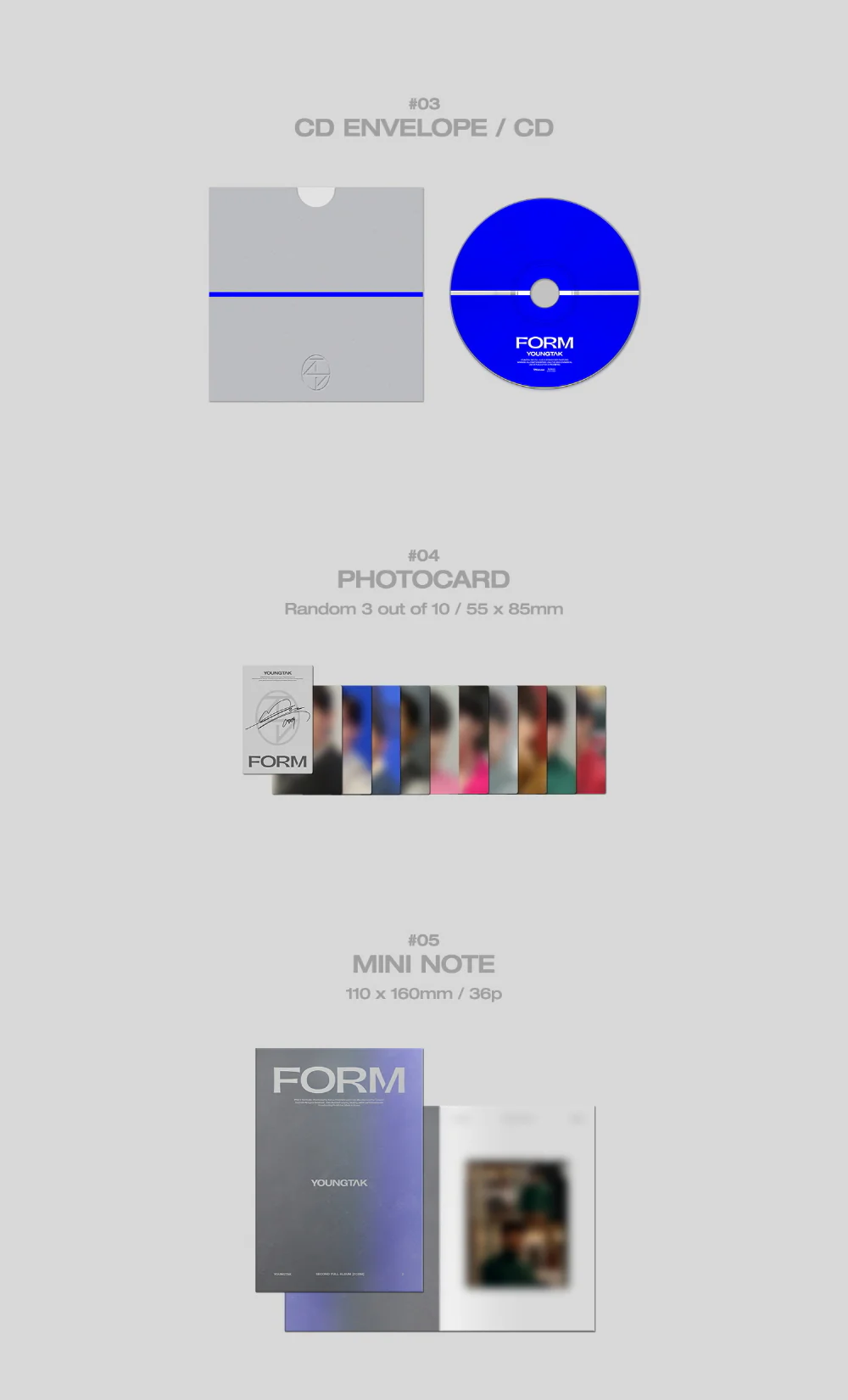 YOUNGTAK - FORM (Photobook ver.) Vol.2 CD - Image 4