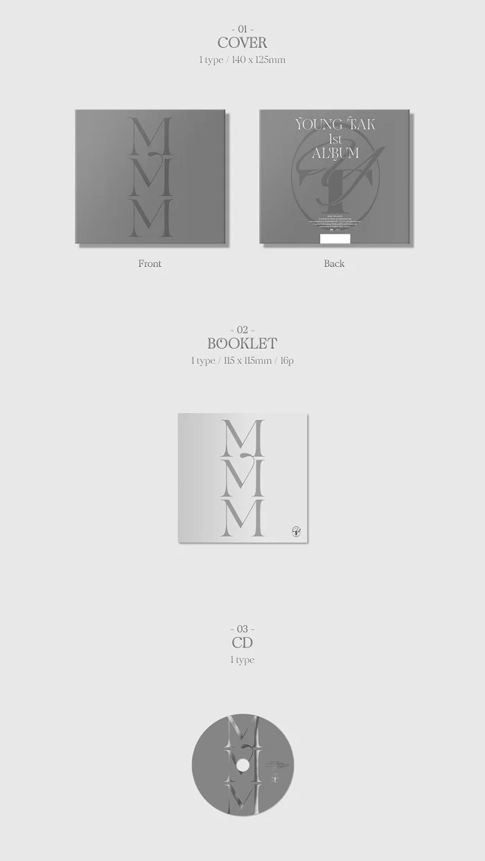 YOUNGTAK - Vol.1 MMM Digipack version CD - Image 3