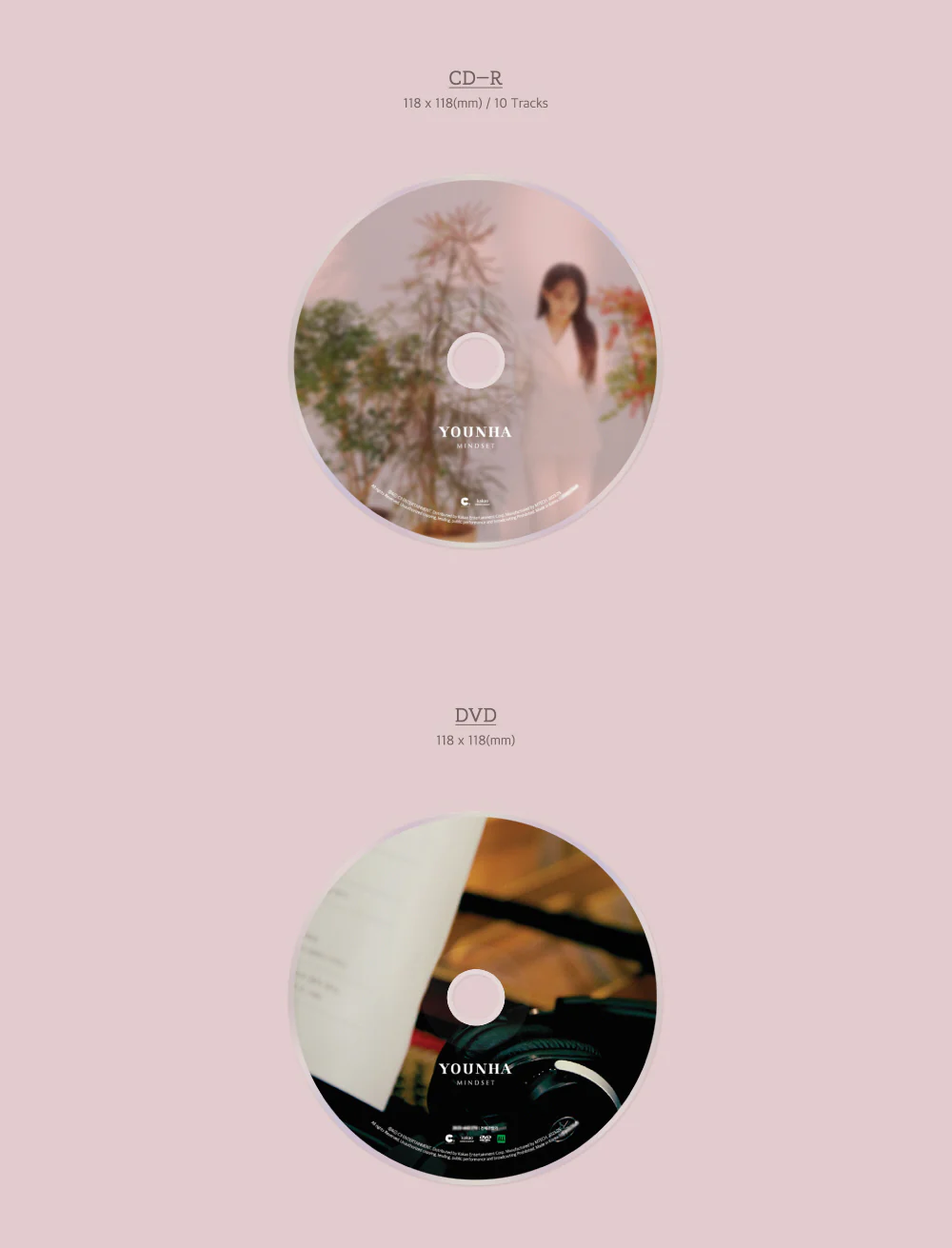 YOUNHA - Studio Live Album [MINDSET] CD - Image 3