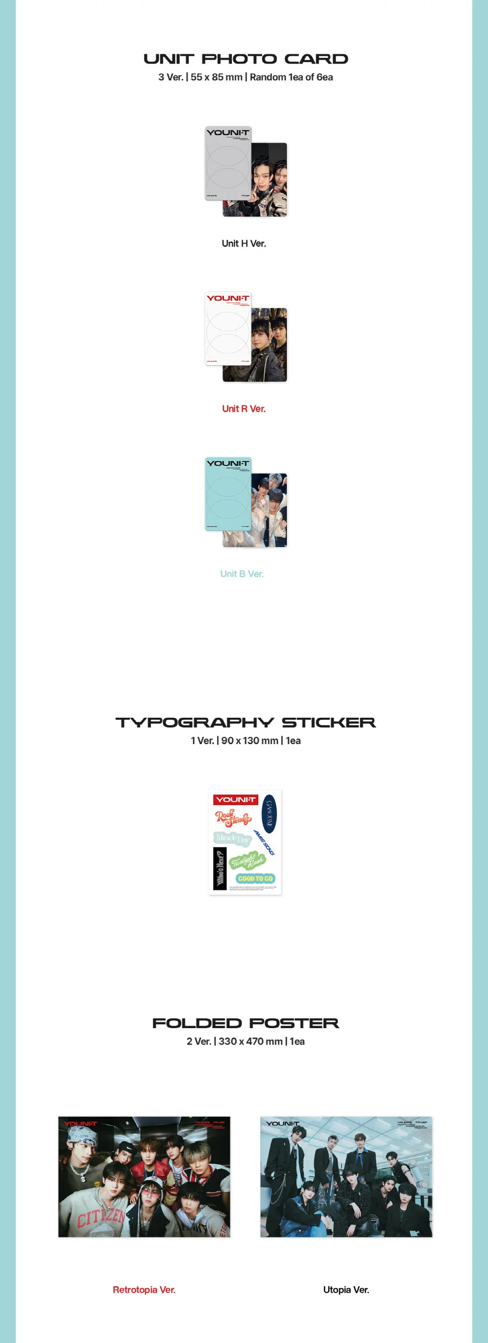 Younite - 7th EP YOUNI-T CD+Pre-Order Gift - Image 5