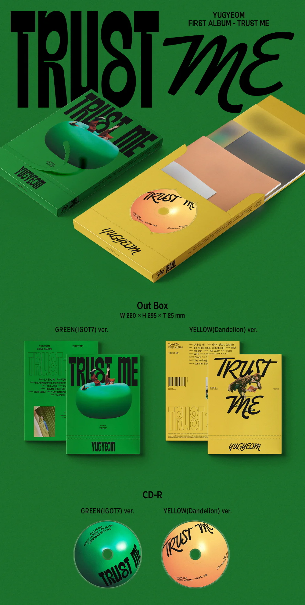 YUGYEOM GOT7 - TRUST ME (Vol.1) Album - Image 2