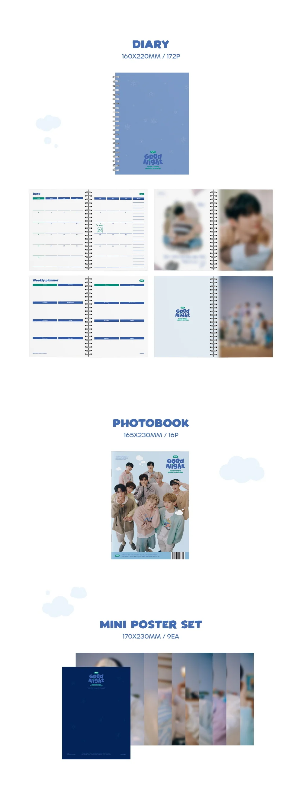 ZEROBASEONE - 2024 SEASON’S GREETINGS [Good Night] - Image 3