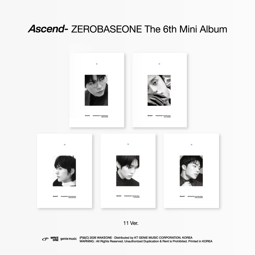 Zerobaseone - 6th Mini Album Ascend- 11 version CD