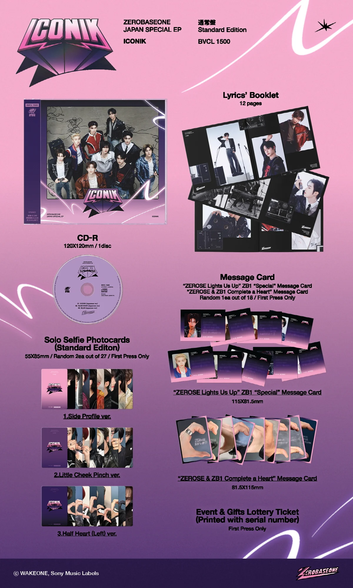 ZEROBASEONE - ICONIK [Regular Edition] JAPAN Ver. - Image 2