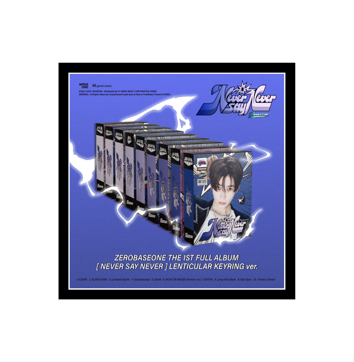 ZEROBASEONE - NEVER SAY NEVER [LENTICULAR KEYRING Ver.] 1ST Full Album - Image 3