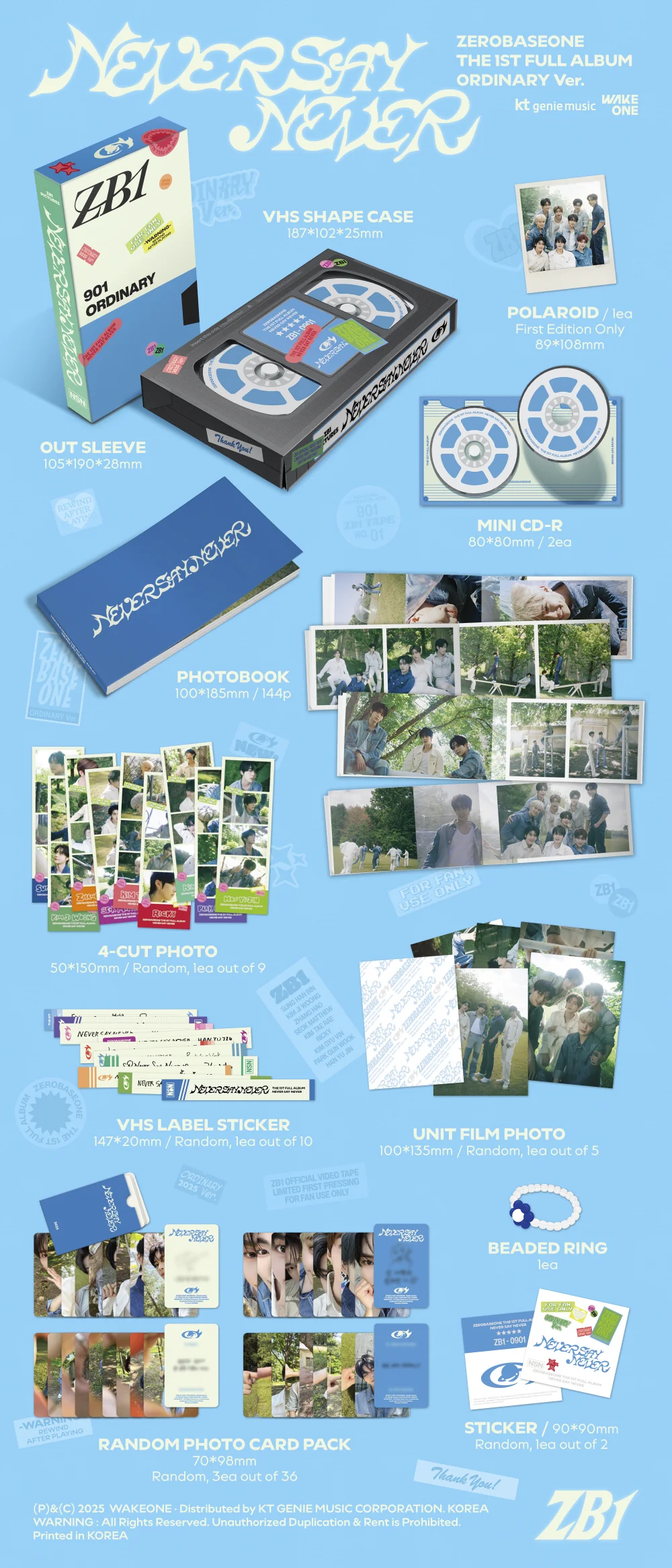 ZEROBASEONE - NEVER SAY NEVER [PHOTOBOOK Ver.] 1ST Full Album - Image 4