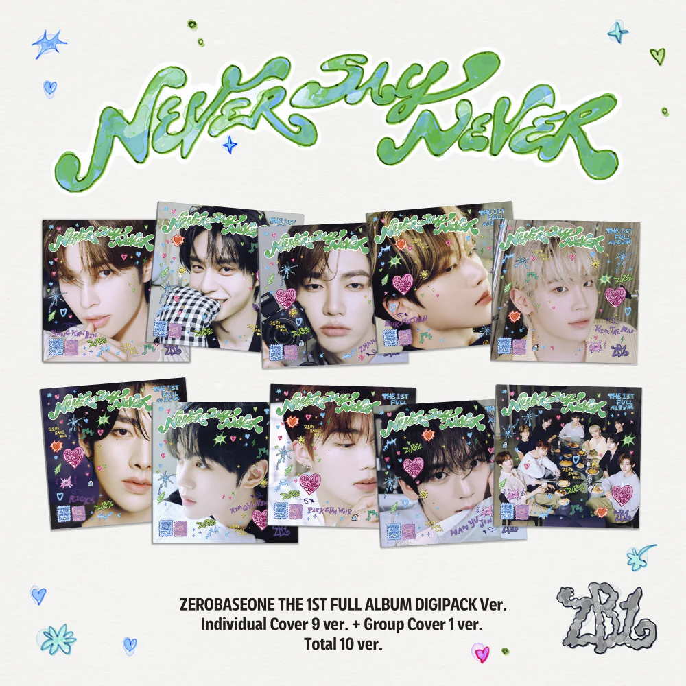 ZEROBASEONE - NEVER SAY NEVER [DIGIPACK Ver.] 1ST Full Album