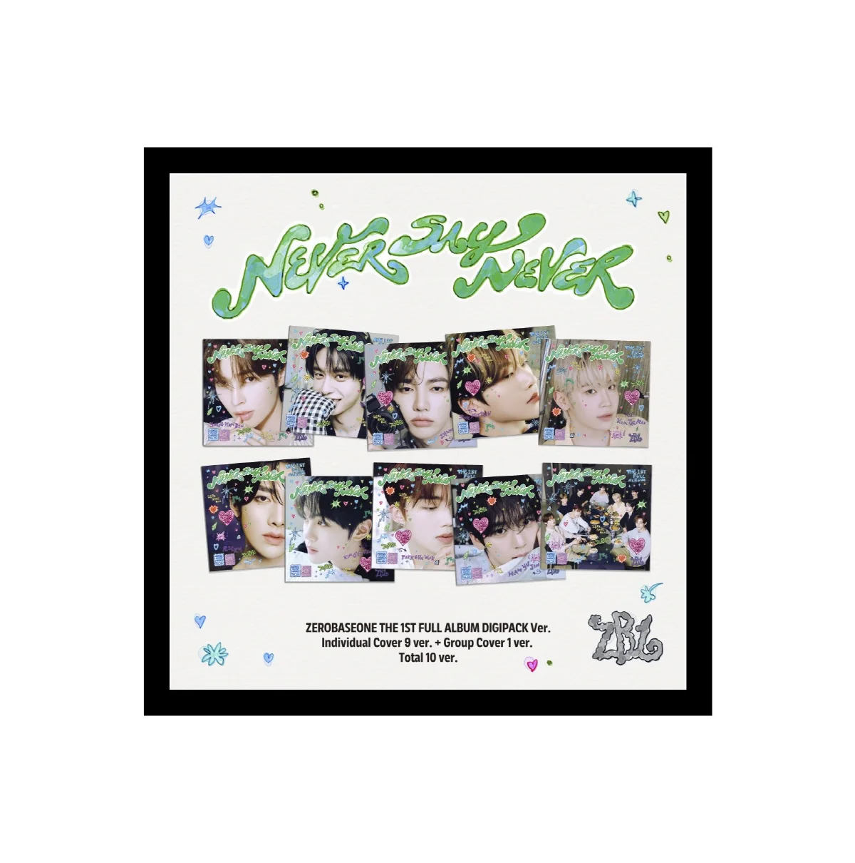 ZEROBASEONE - NEVER SAY NEVER [DIGIPACK Ver.] 1ST Full Album - Image 4