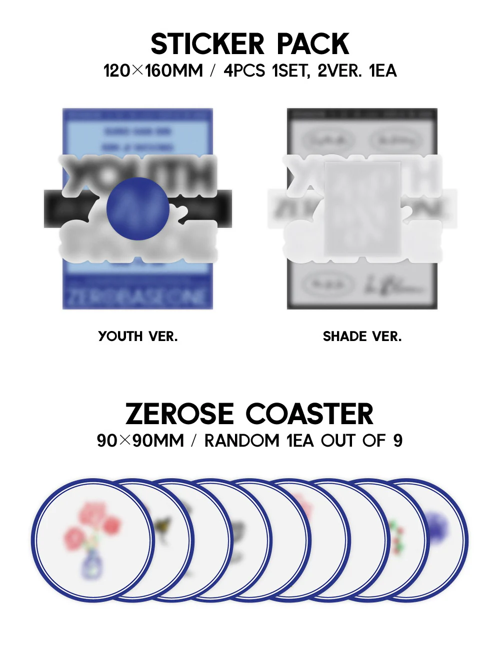 ZEROBASEONE - YOUTH IN THE SHADE (1st Mini Album) - Image 5